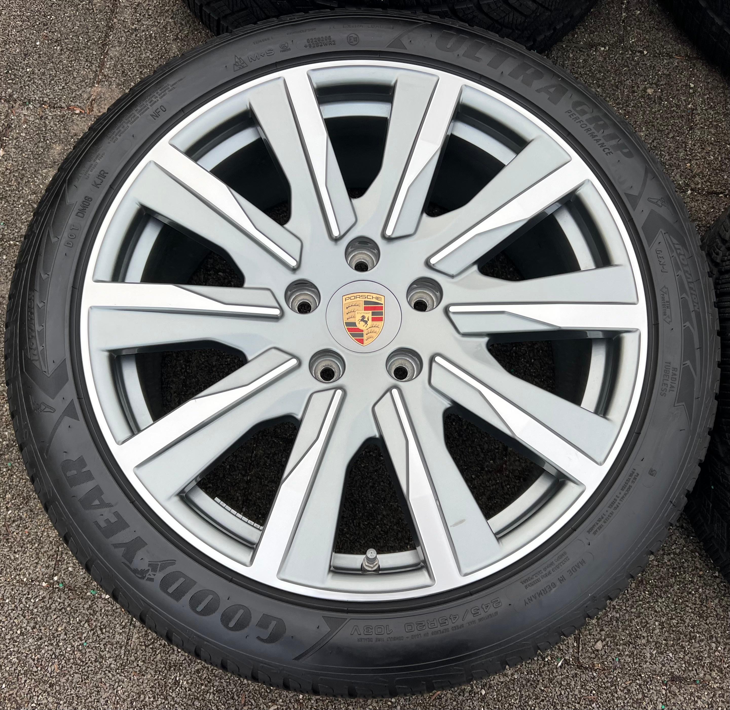 4 ORIGINAL 20" ALU WINTERRÄDER PORSCHE TAYCAN TEQUIPMENT RDKS FREIHAUS