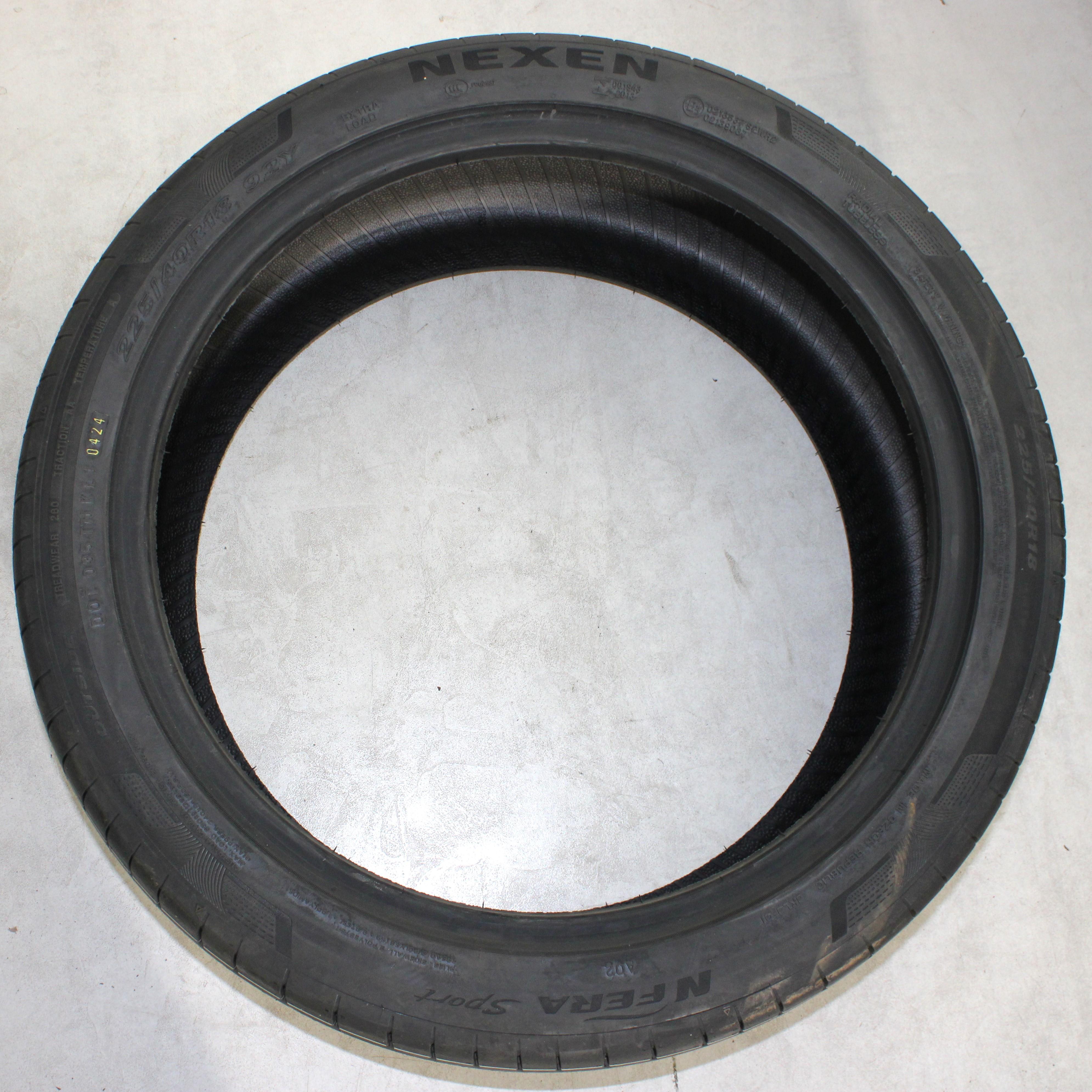 4 x 225/40R18 92Y Sommerreifen Nexen N Fera Sport AO2 NEU 2024 XL