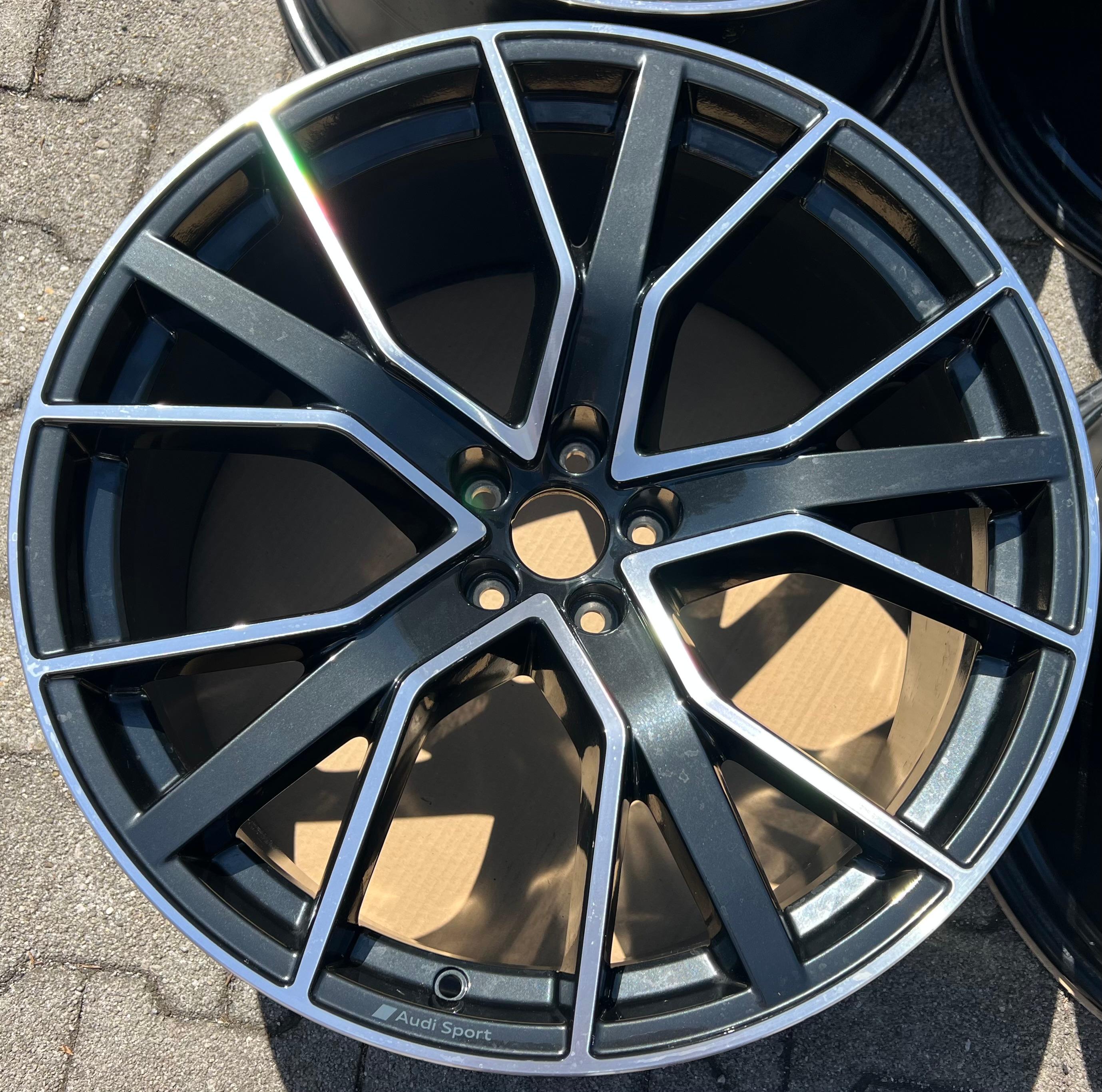 4 ORIGINAL 22" ALUFELGEN AUDI Q8 4M8601025CQ 10x22 ET21 FELGEN FREIHAUS
