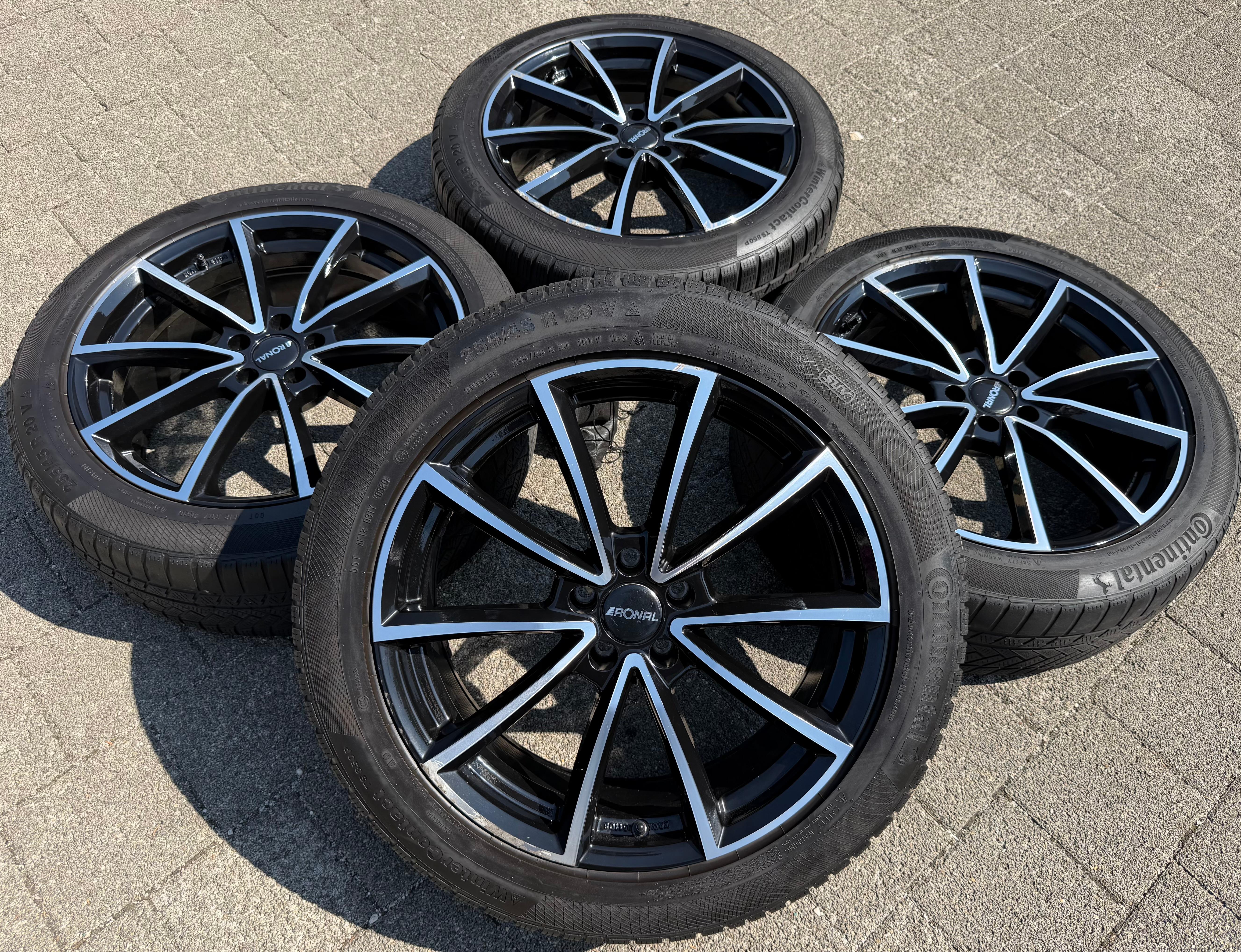 4 ALUFELGEN 20" MERCEDES E-KLASSE GLC S-KLASSE GLC AUDI Q5 A4 A8 8x20 ET35