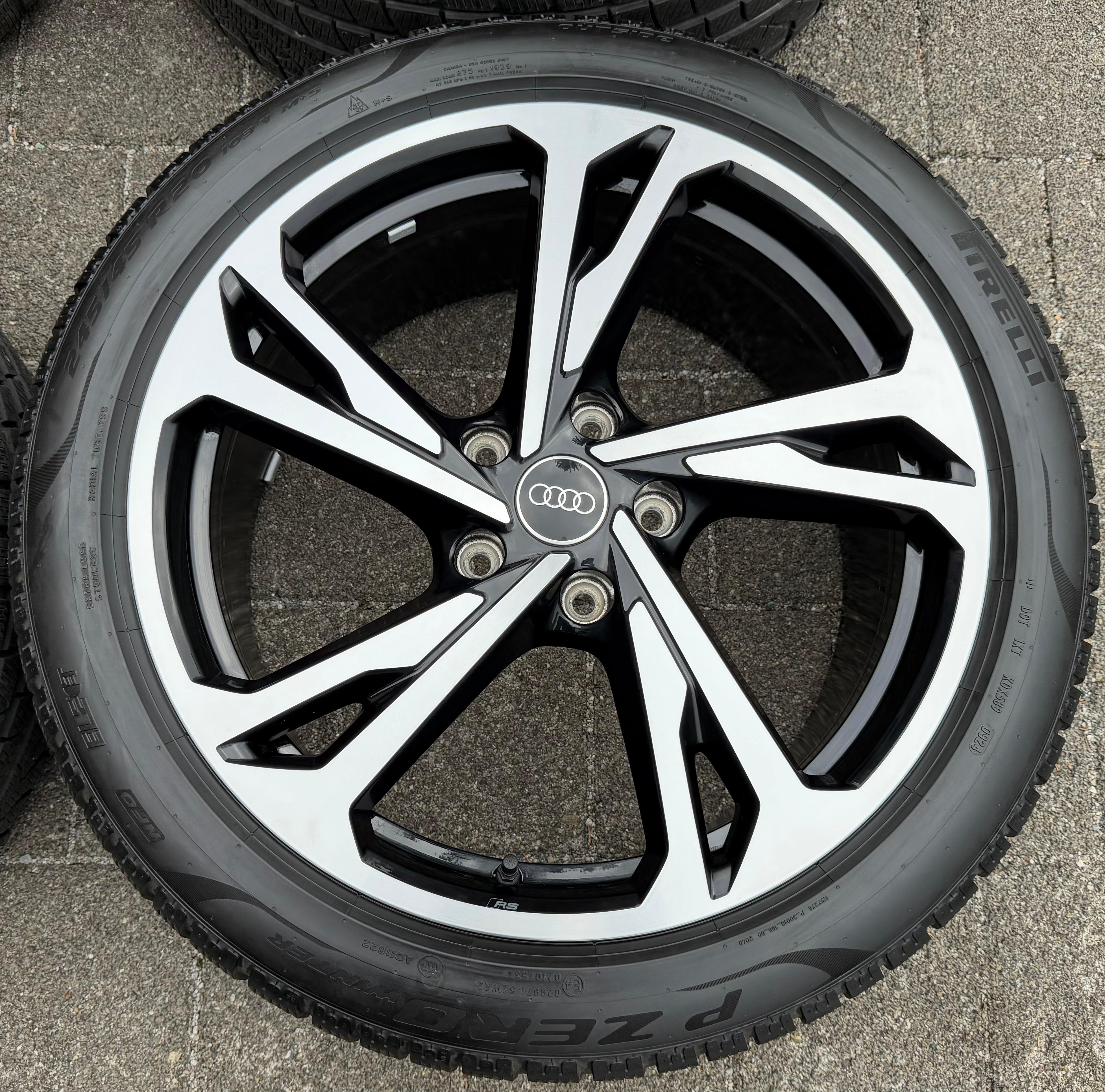4 ORIGINAL 20" ALU WINTERRÄDER AUDI ETRON E-TRON GT 4J3601025AM 4J3601025AL