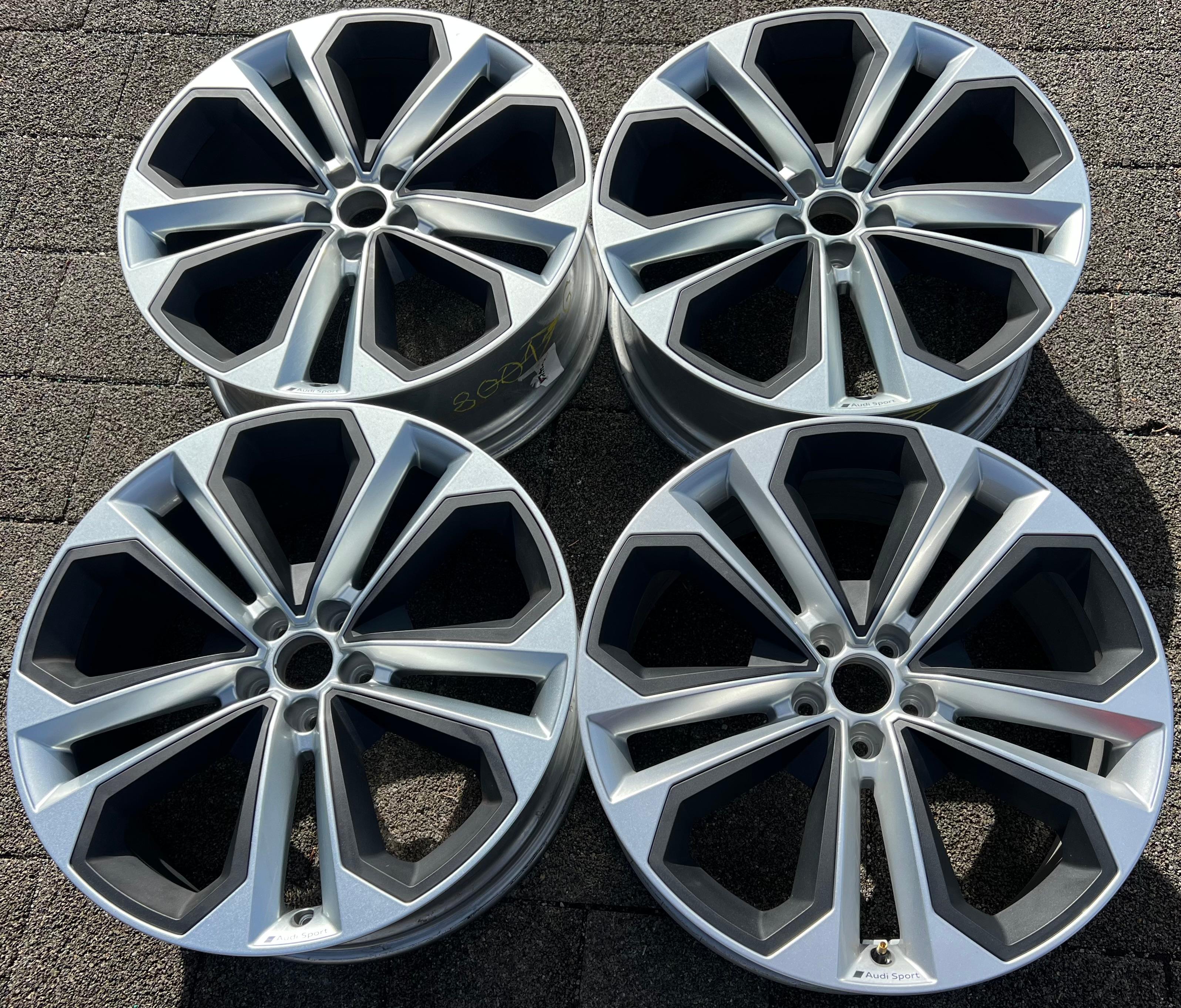 4 ORIGINELE 21" ALUMINIUM VELGEN VOOR AUDI Q5 FY 80A601025AS 8,5x21 ET34 5x112