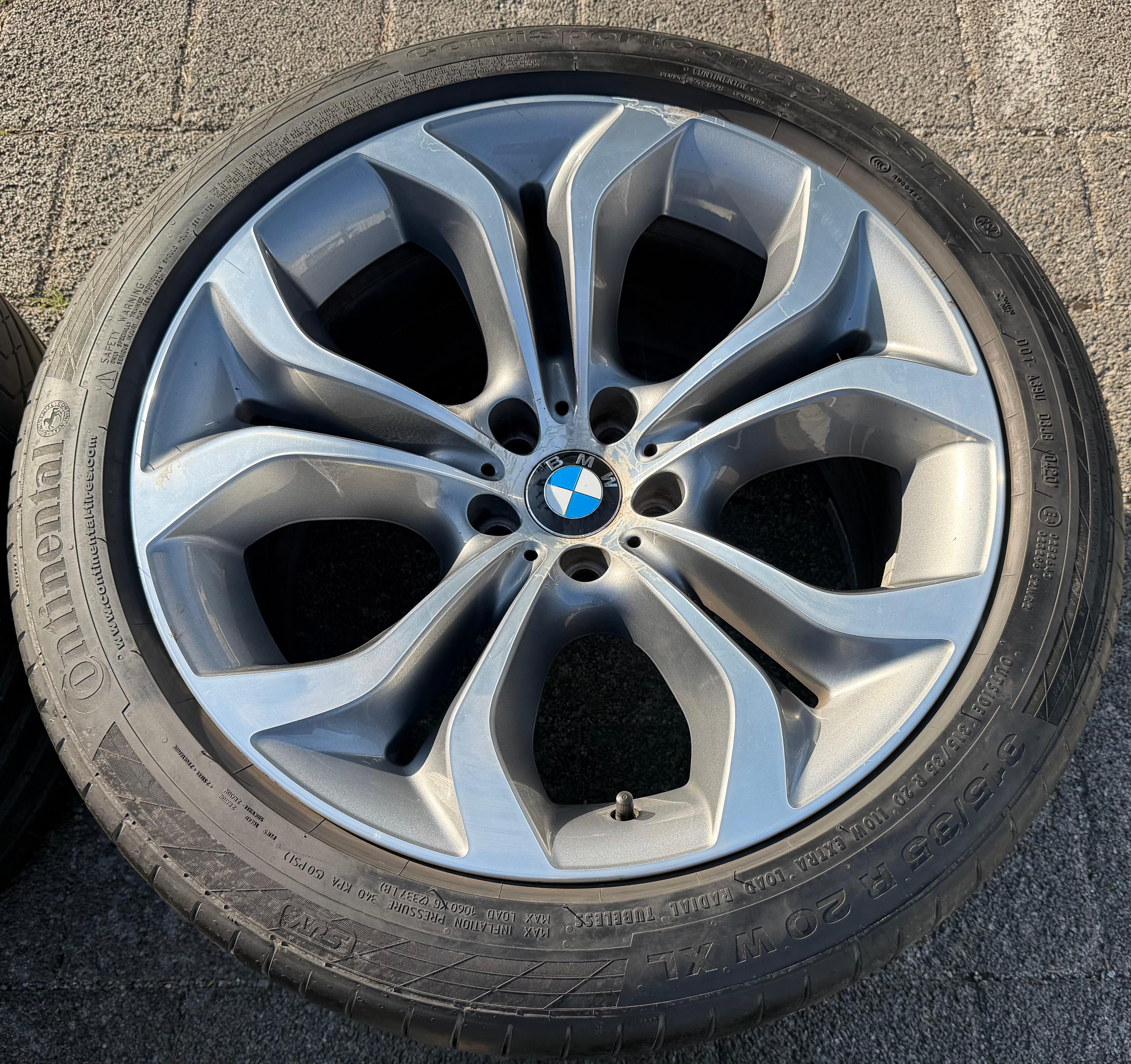 4 Original 20" Alu Sommerräder BMW X5 E70 F15 275/40R20 106W 315/35R20 110W Styling 336