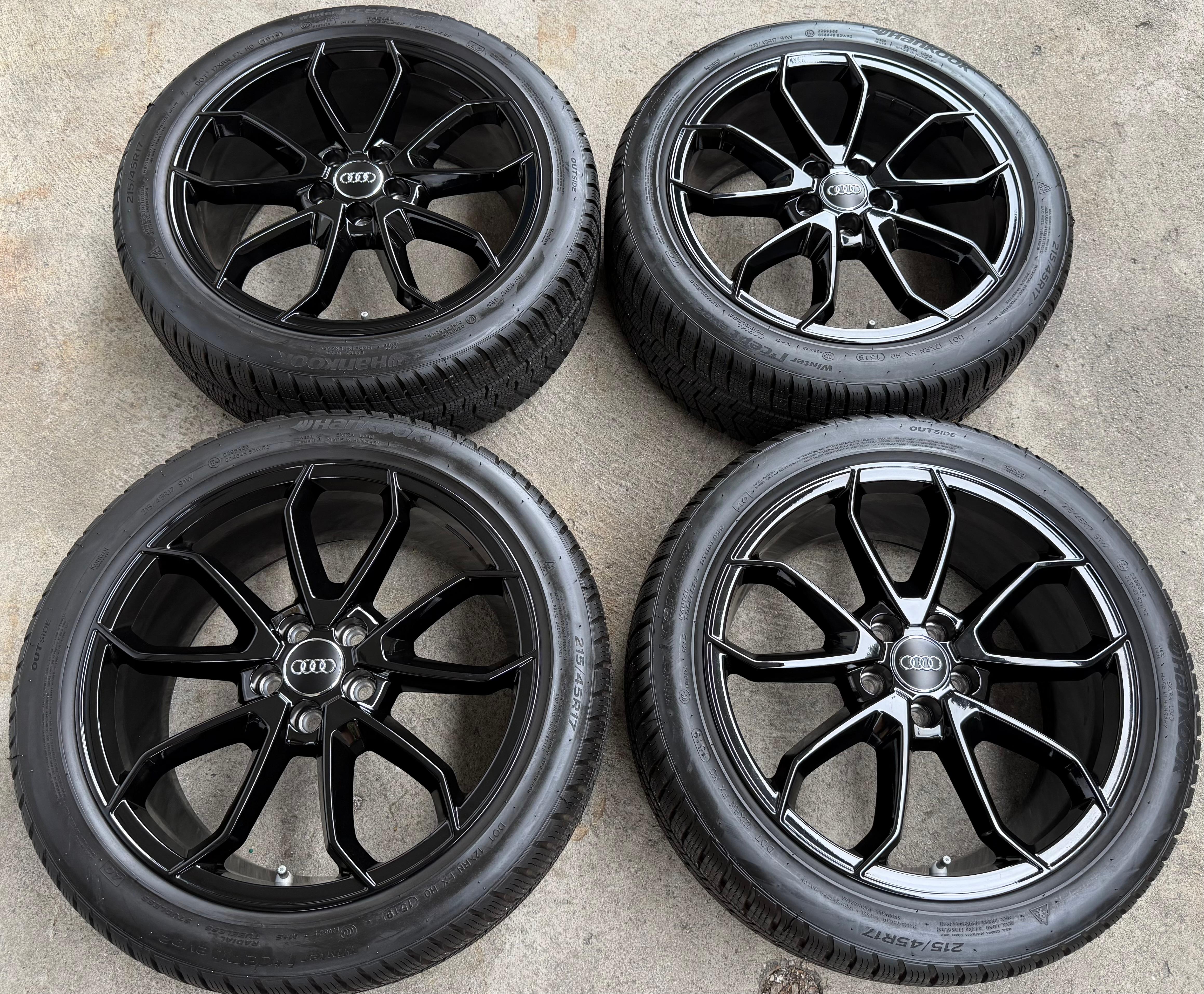 4 Original 17" Alu Winterräder Audi A1 S1 GB 82A071497A 215/45R17 91W Hankook