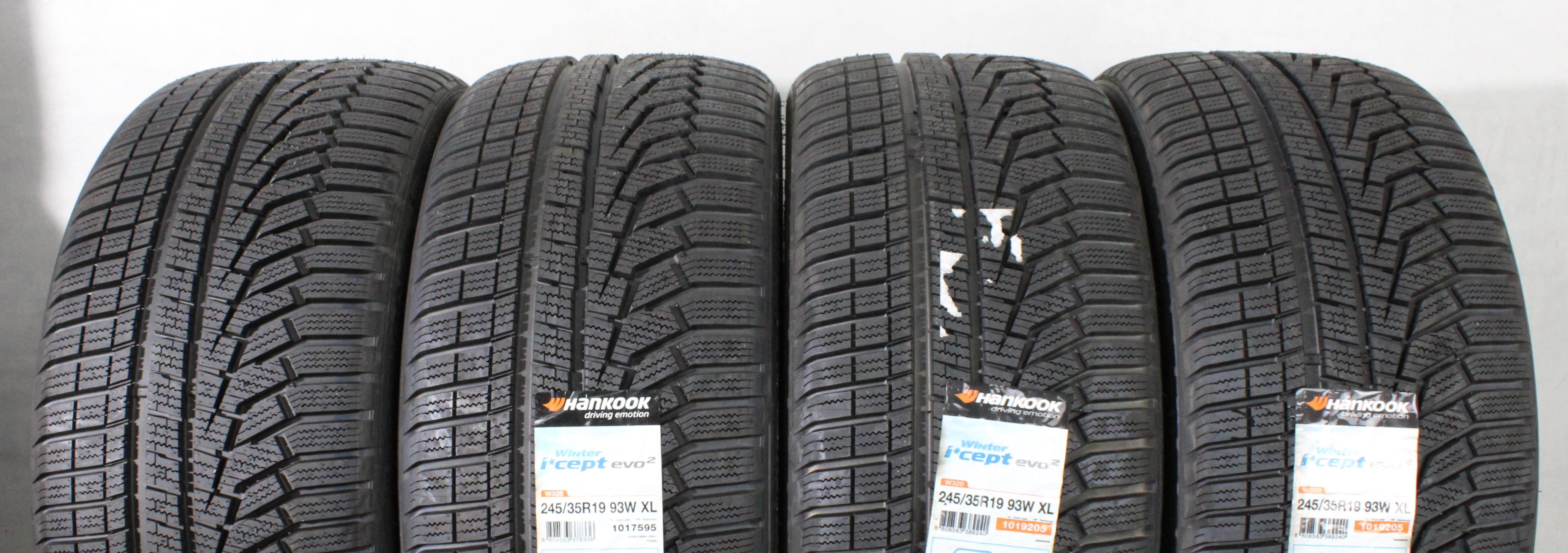 4 x 245/35R19 93W Winterreifen Hankook Winter I*Cept Evo 2 NEU 2019 Freihaus