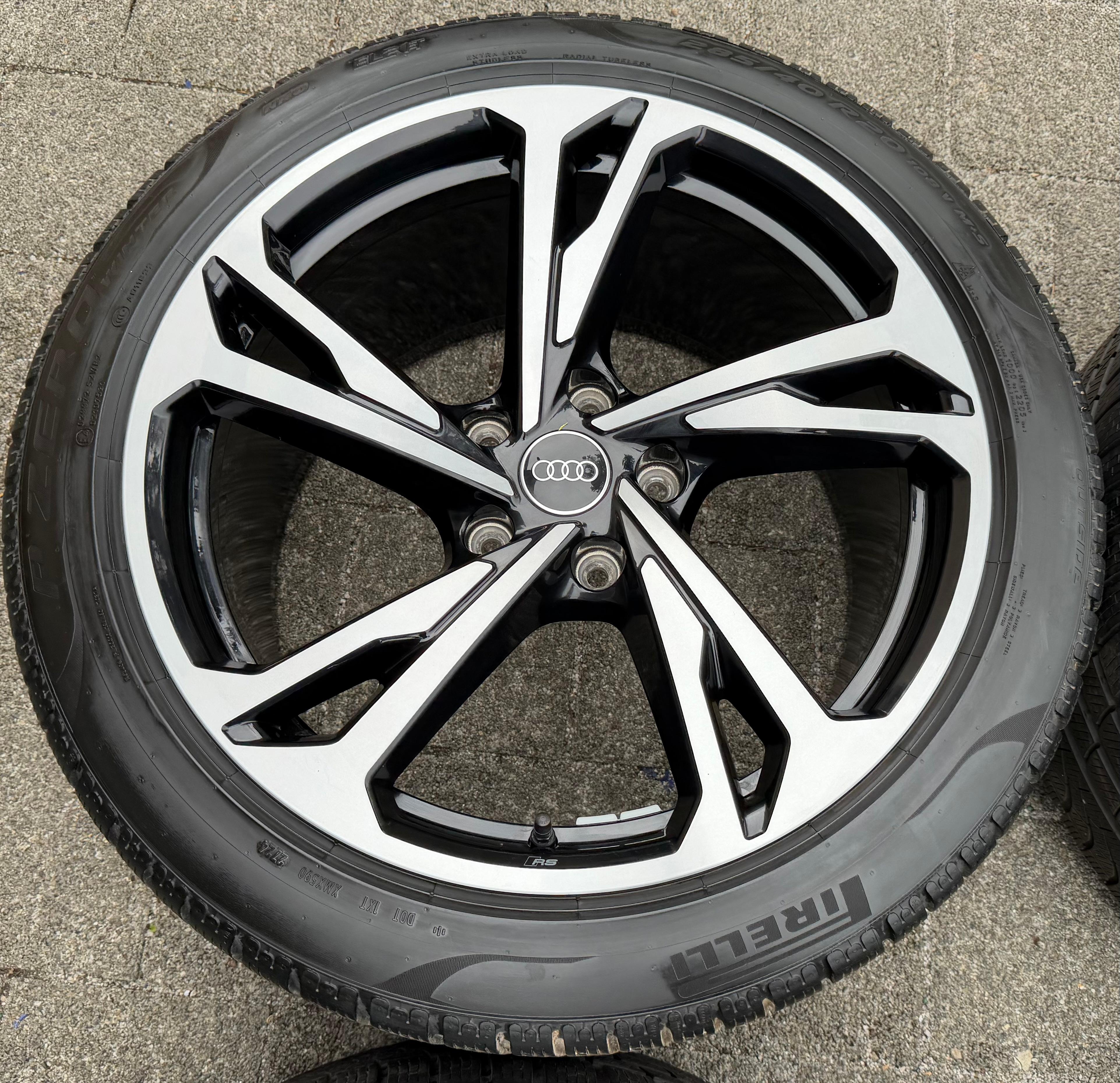 4 ORIGINAL 20" ALU WINTERRÄDER AUDI ETRON E-TRON GT 4J3601025AM 4J3601025AL