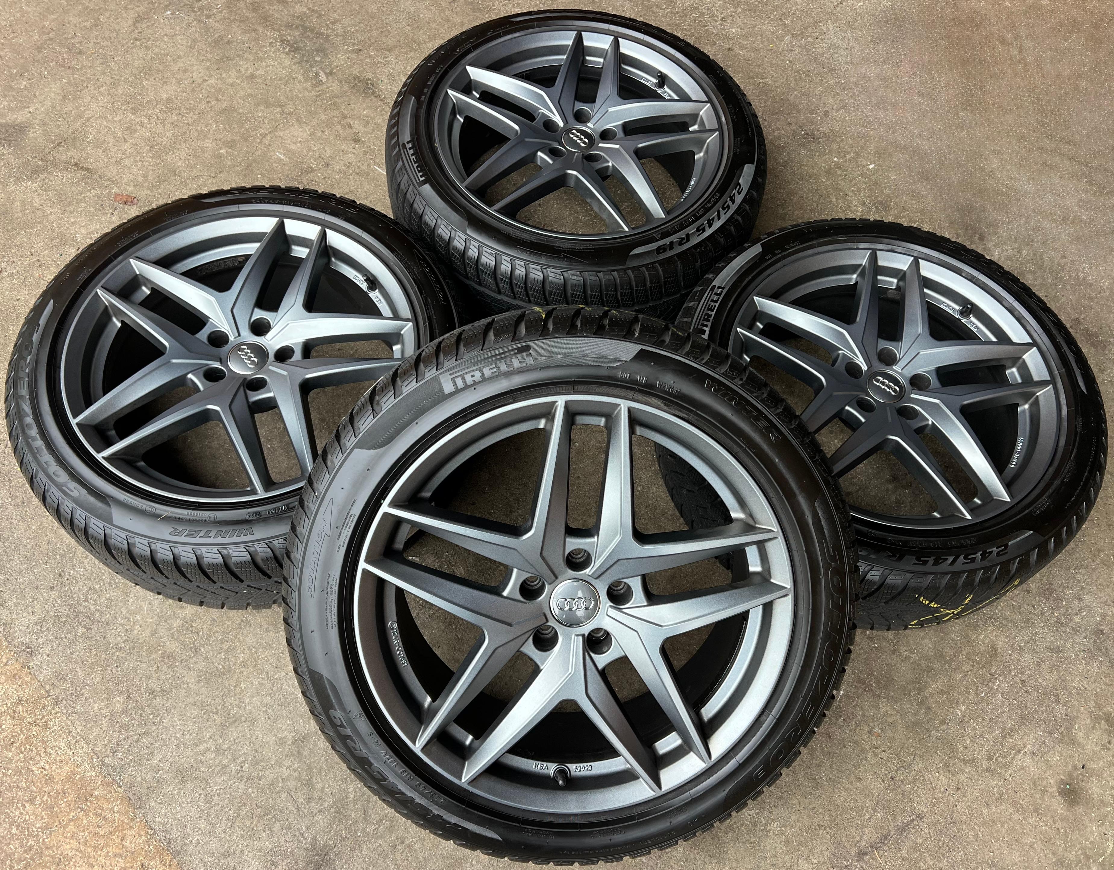 4 ALU 19" WINTERRÄDER AUDI A6 F2 C8 245/45R19 102V PIRELLI 2024 FREIHAUS