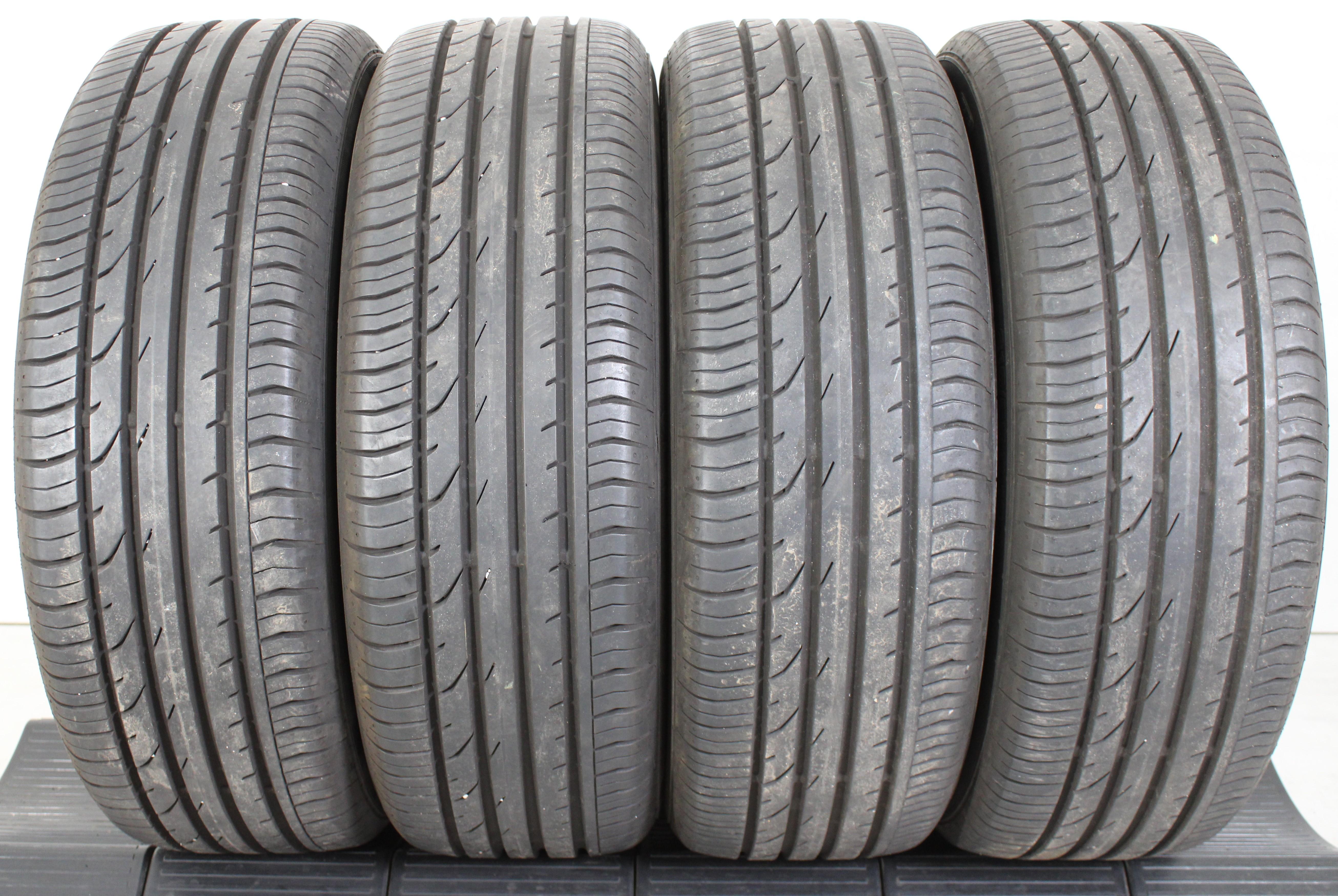 4 x 215/55R18 95H Sommerreifen Continental Premium Contact 2 7-7,5mm 2016