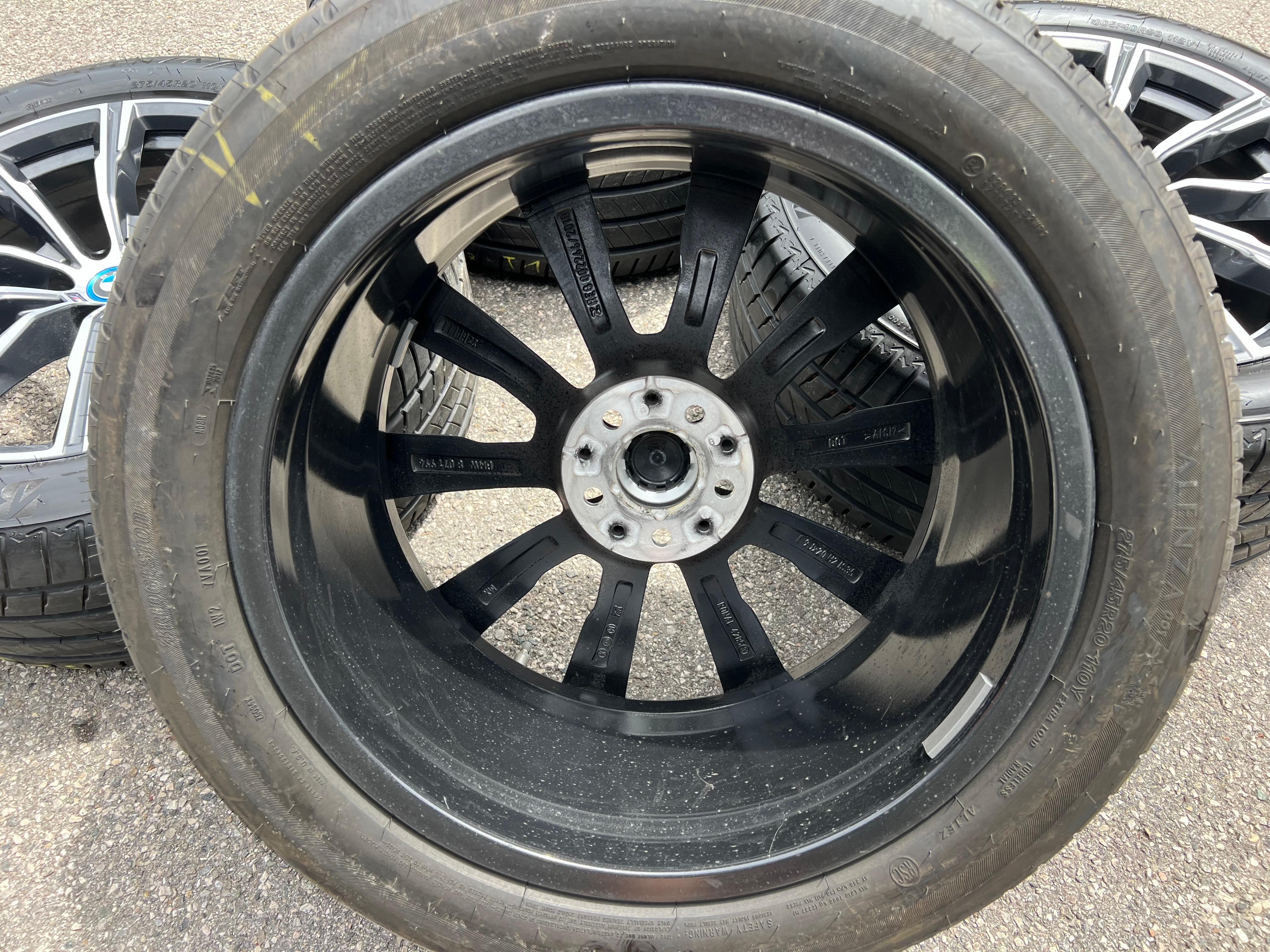 4 ORIGINAL 20" ALU SOMMERRÄDER BMW X5 G05 X6 G06 STYLING M740 275/45R20 110Y 305/40R20 112Y