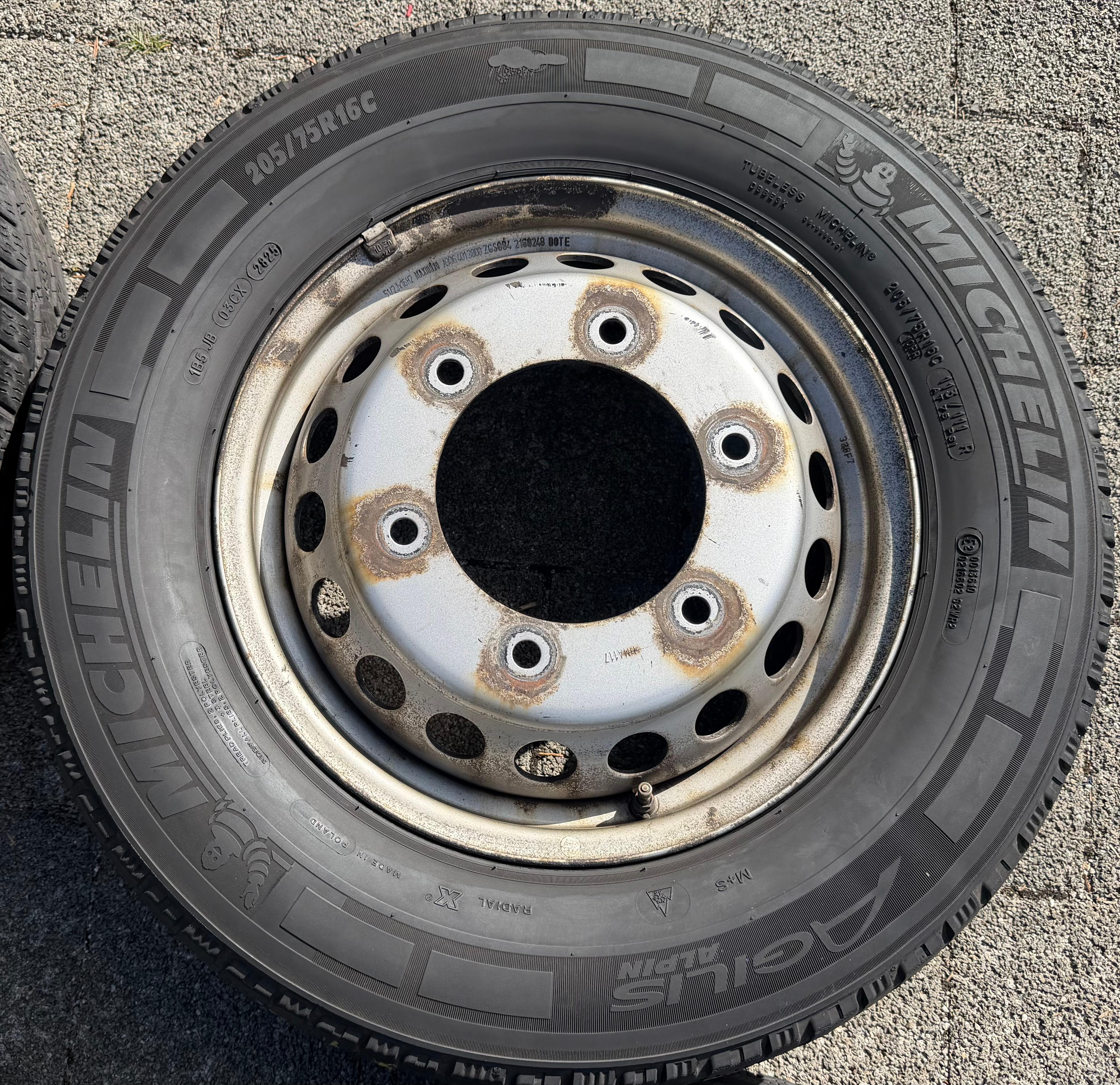 6 x WINTERRÄDER MERCEDES SPRINTER W906 A9064013800 205/75R16C 113/111R