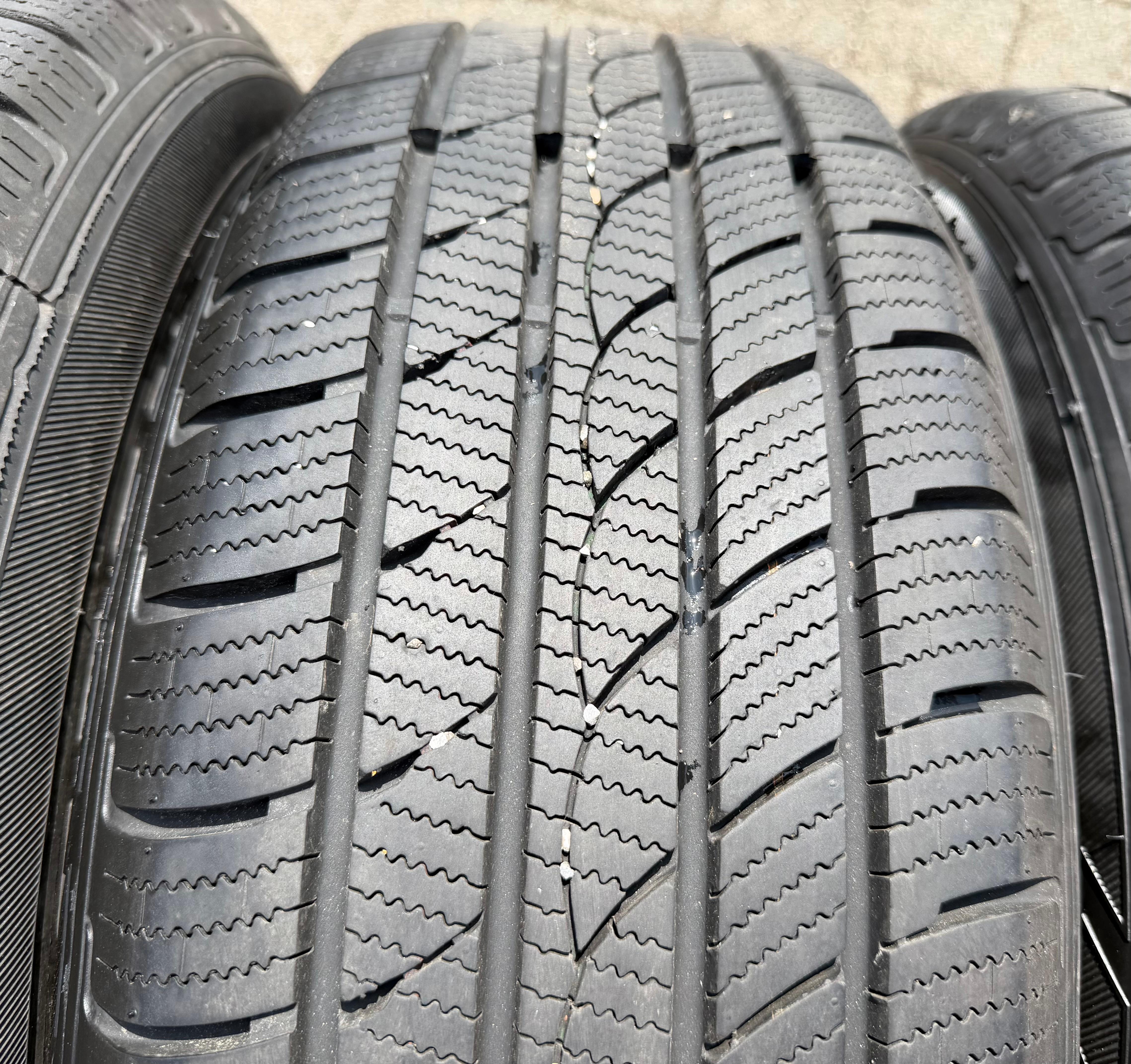 4 llantas de aluminio de 17" para invierno para Renault Espace y Koleos, 235/65R17 108H, con sistema de control de presión de neumáticos (TPMS) Minerva