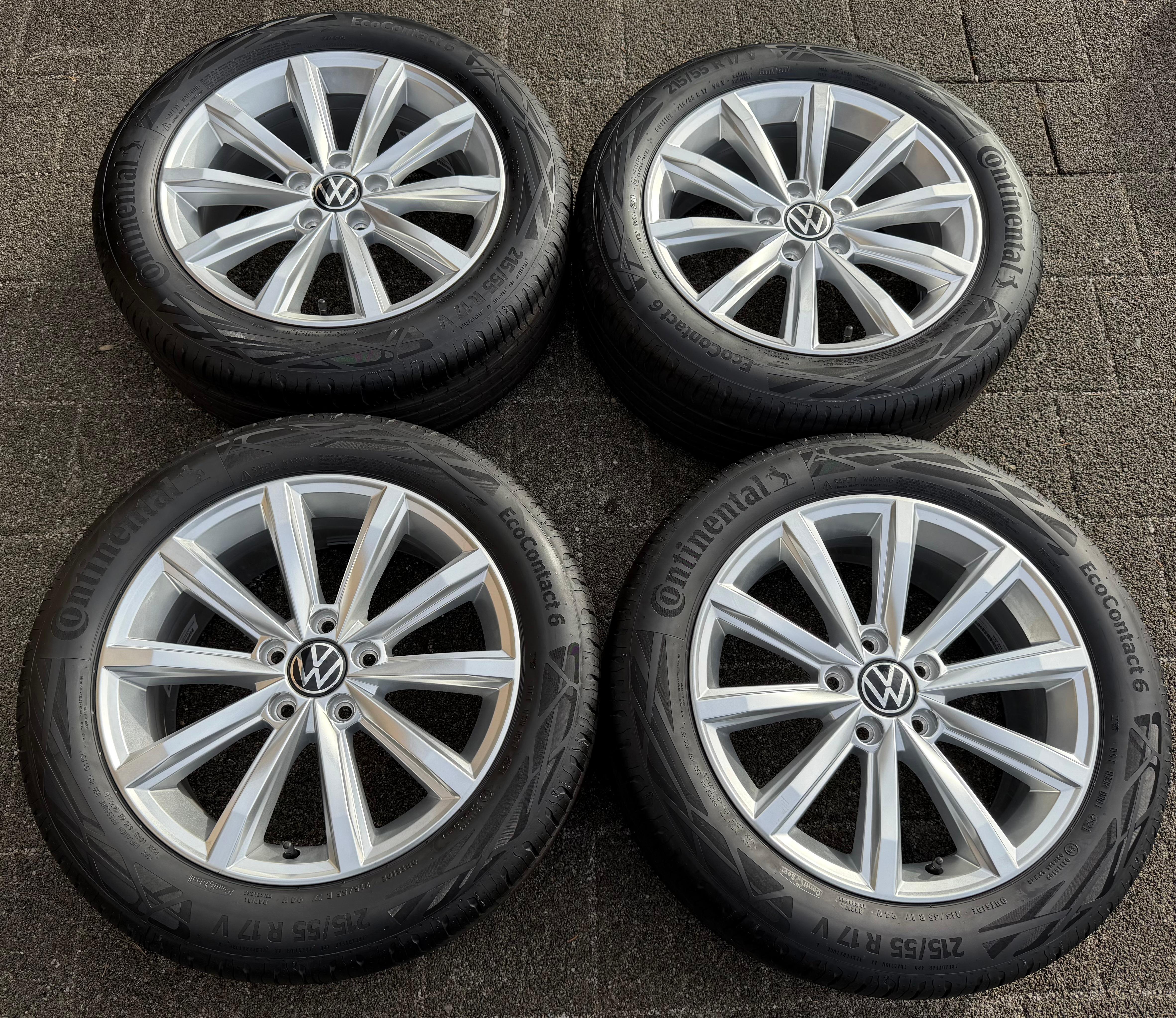 4 Original 17" Alu Sommerräder VW Passat 3G B8 B81 3G0601025BP London