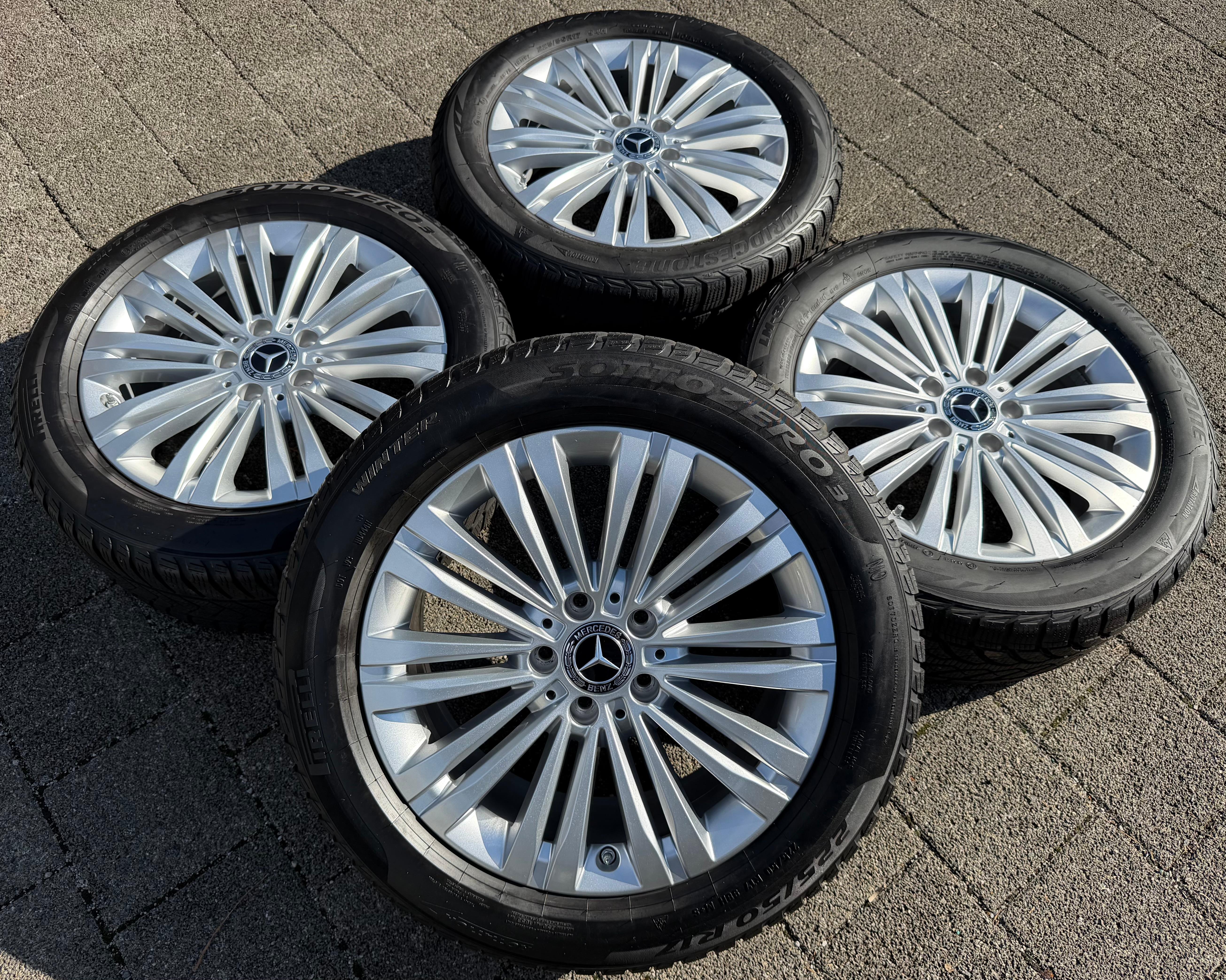 4 Original 17" Alu Winterräder Mercedes C-Klasse W206 A2064014400 RDKS