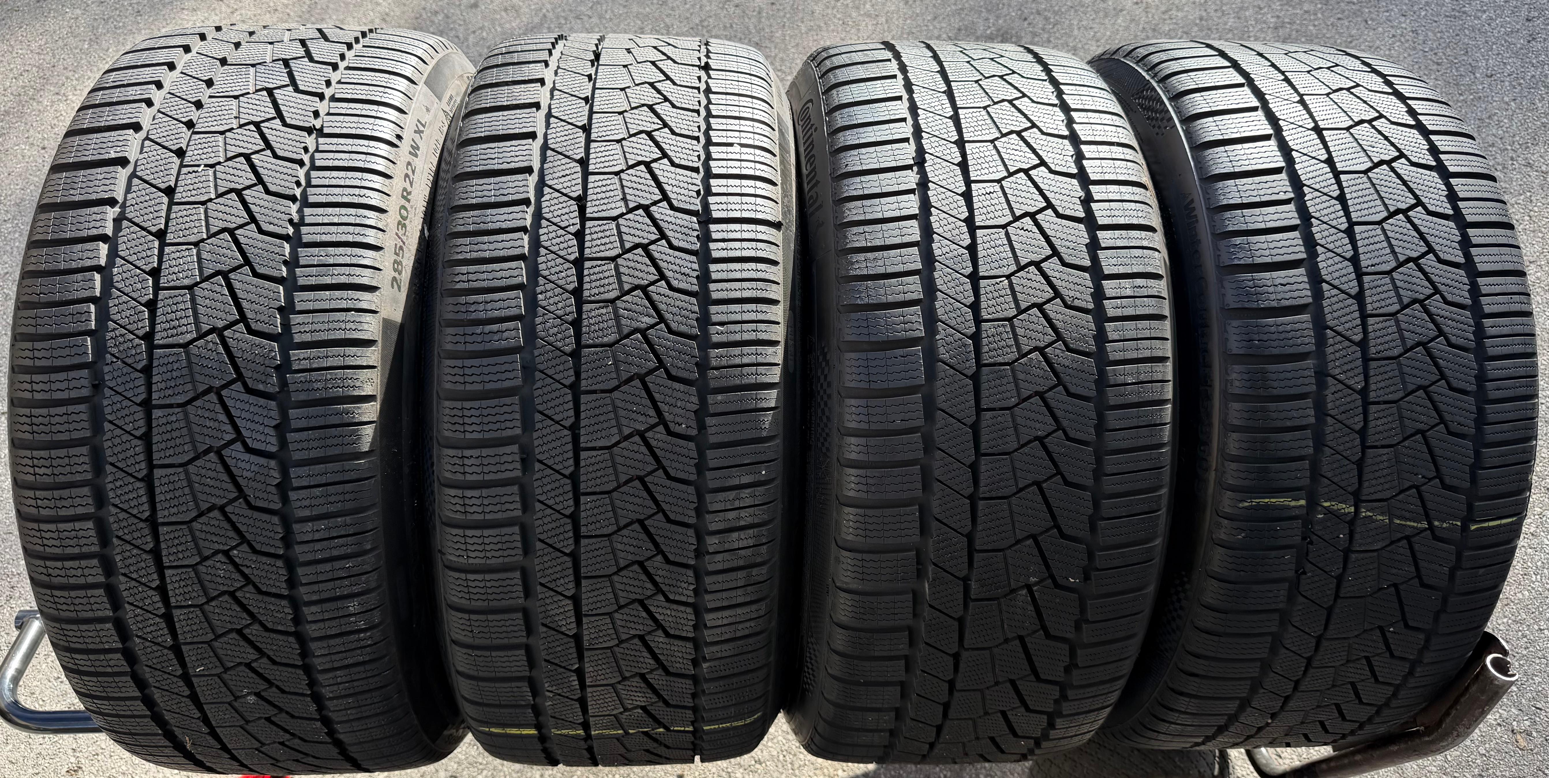 4 ruedas de invierno de aleación originales de 22" para Audi RS6 4K RS7 4K0601025BC 285/30R22 101W Continental
