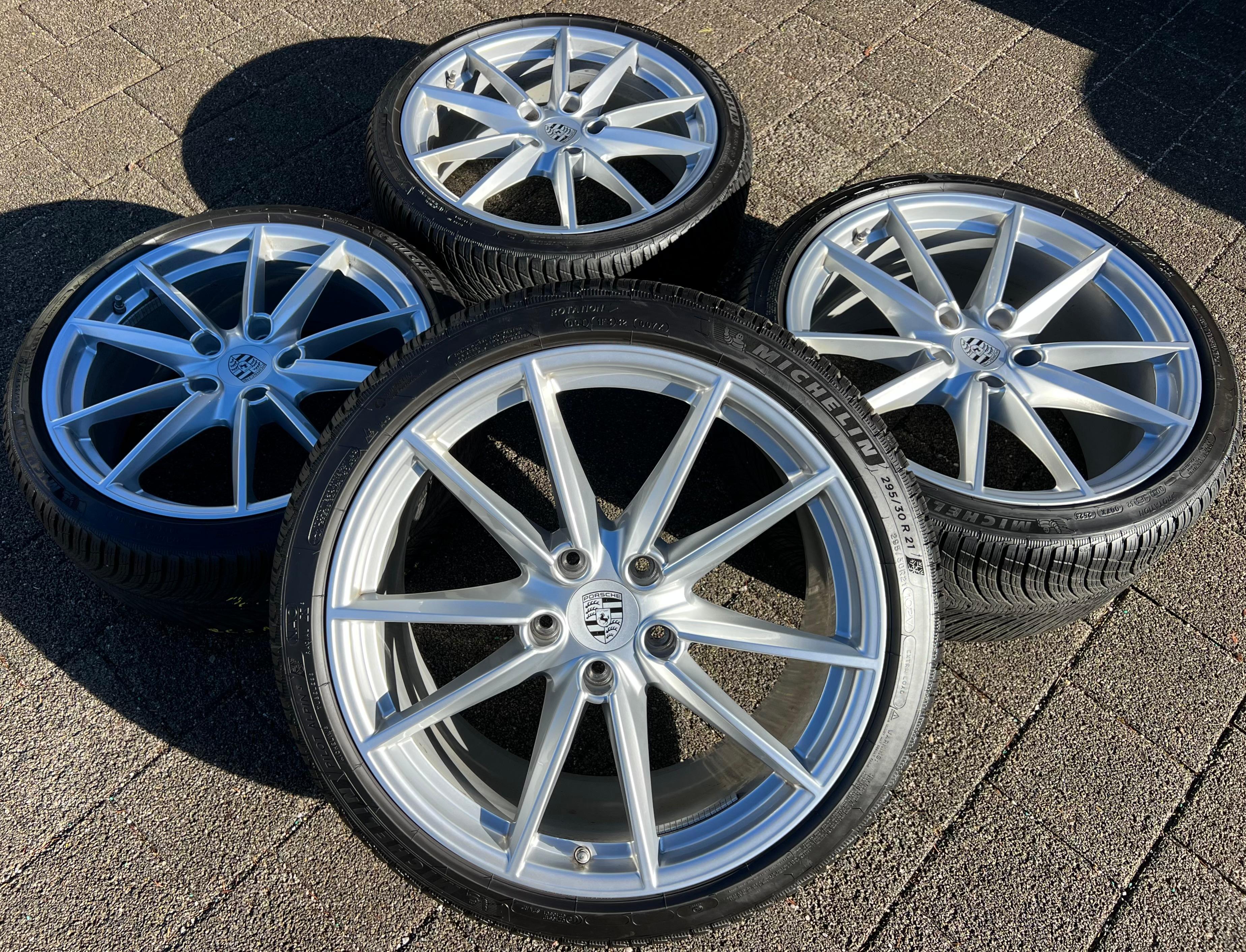 4 ORIGINAL 20" 21" ALU WINTERRÄDER PORSCHE 911 992 992601025C 992601025D MICHELIN RDKS