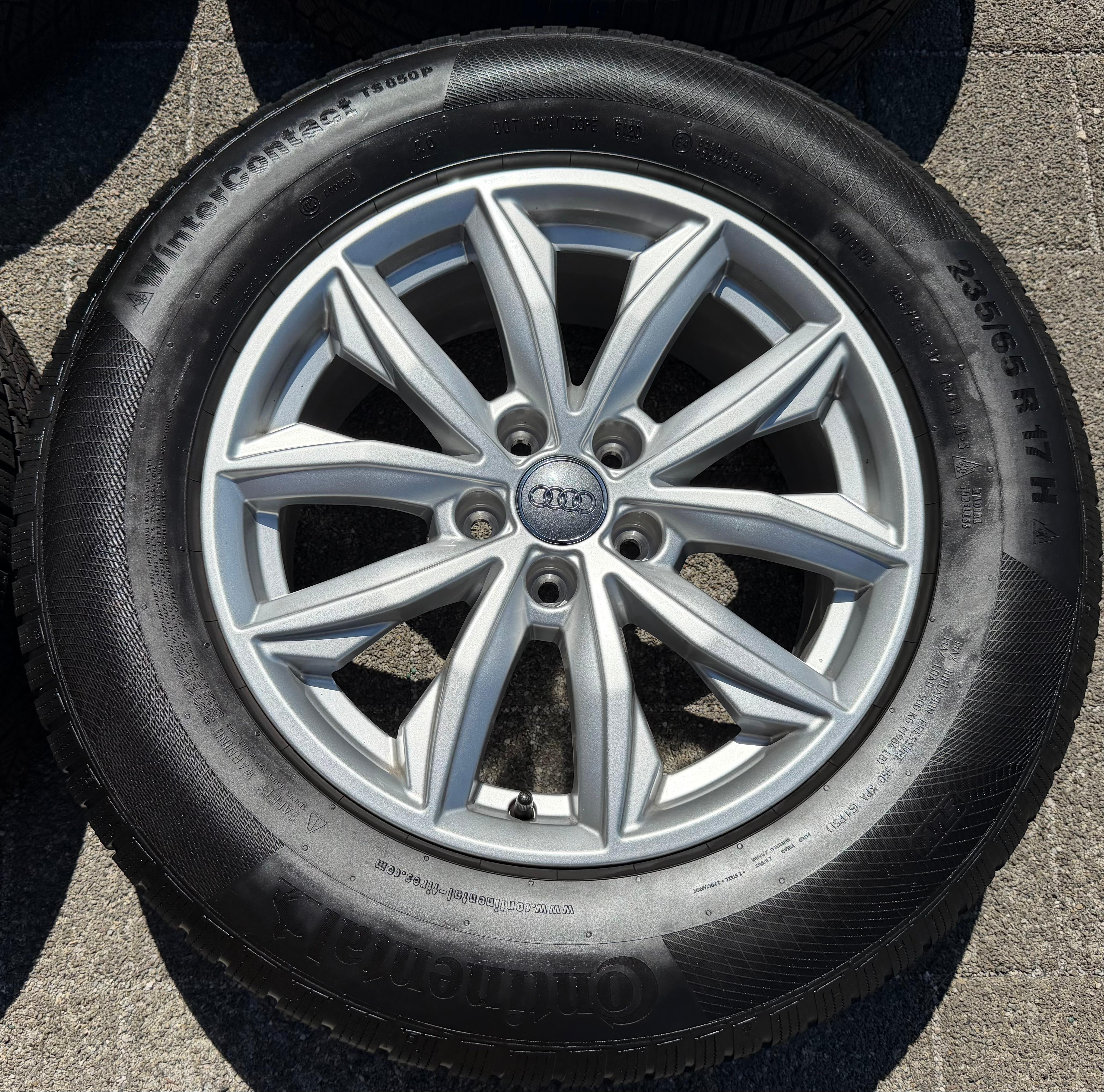 4 Original 17" Alu Winterräder Audi Q5 FY 80A601025J 7x17 ET34 235/65R17 104H 2020