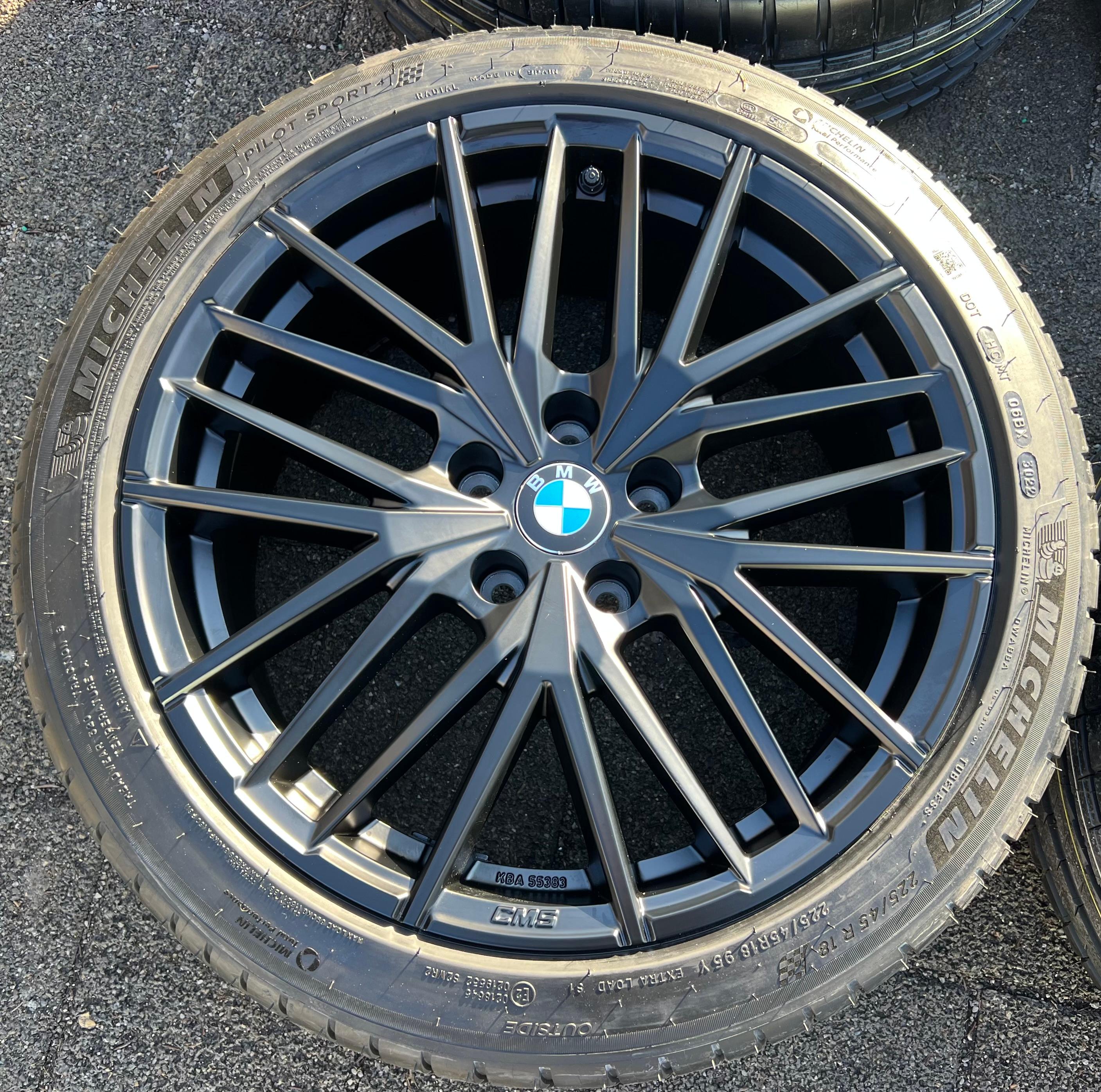 4 RUEDAS DE VERANO DE ALEACIÓN DE 18" BMW SERIE 2 G32, SERIE 3 G20 G21, SERIE 4 G22 G23 G26 CON RDKS MICHELIN