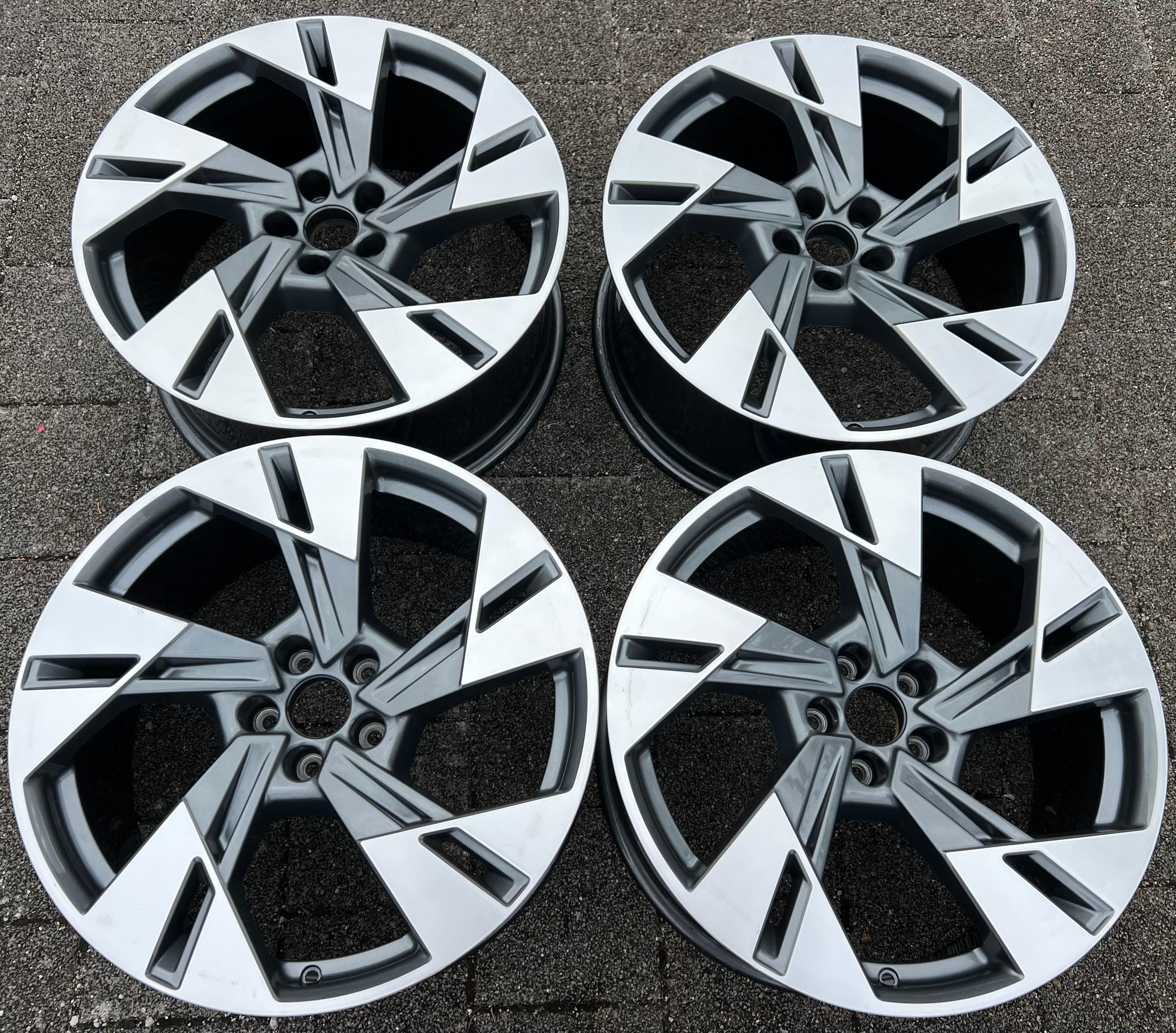 4 ORIGINAL 20" ALUFELGEN FELGEN AUDI E-TRON 4KE 9x20 ET38 4KE601025T FREIHAUS
