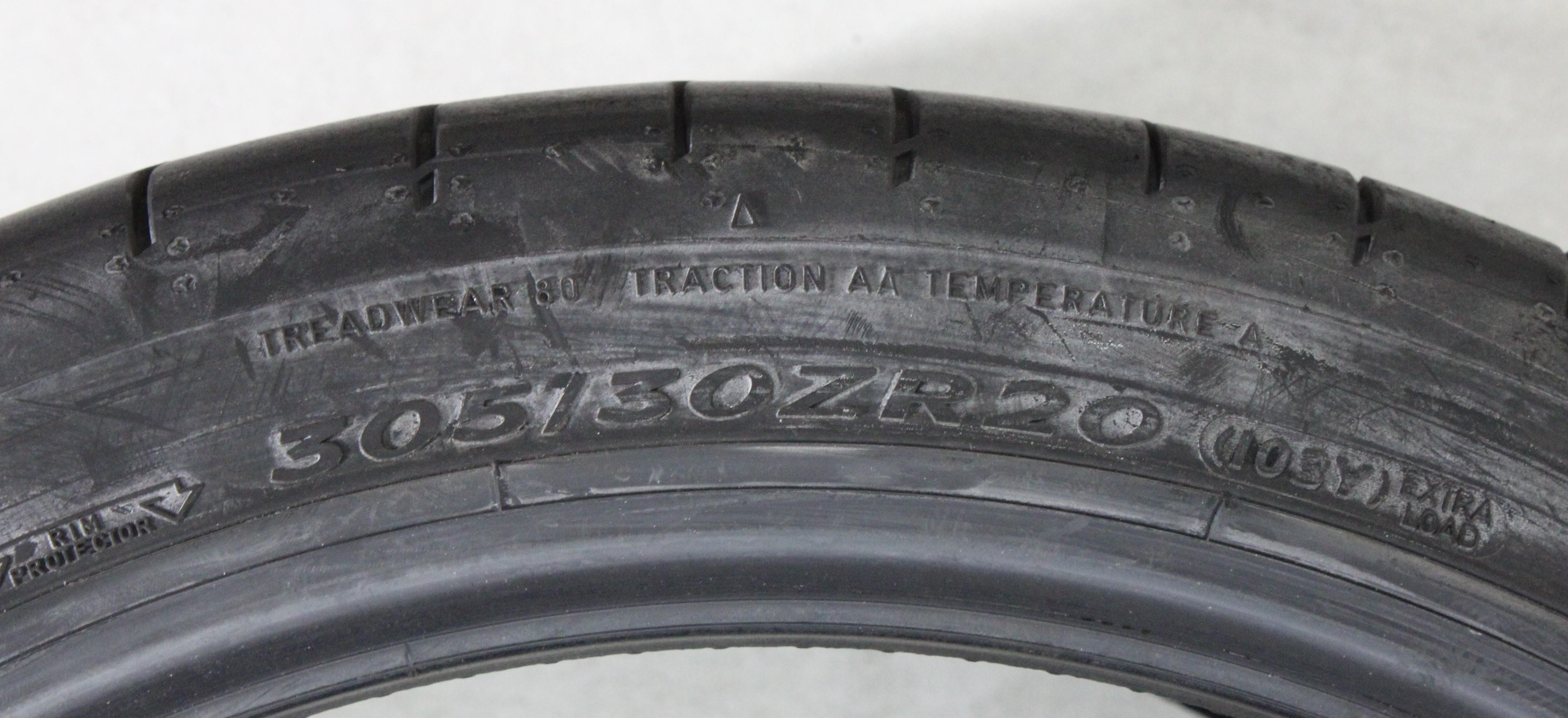 2 x 305/30R20 103Y Sommerreifen Dunlop Sport Maxx Race 2 N2 4,5-5mm 2023 XL