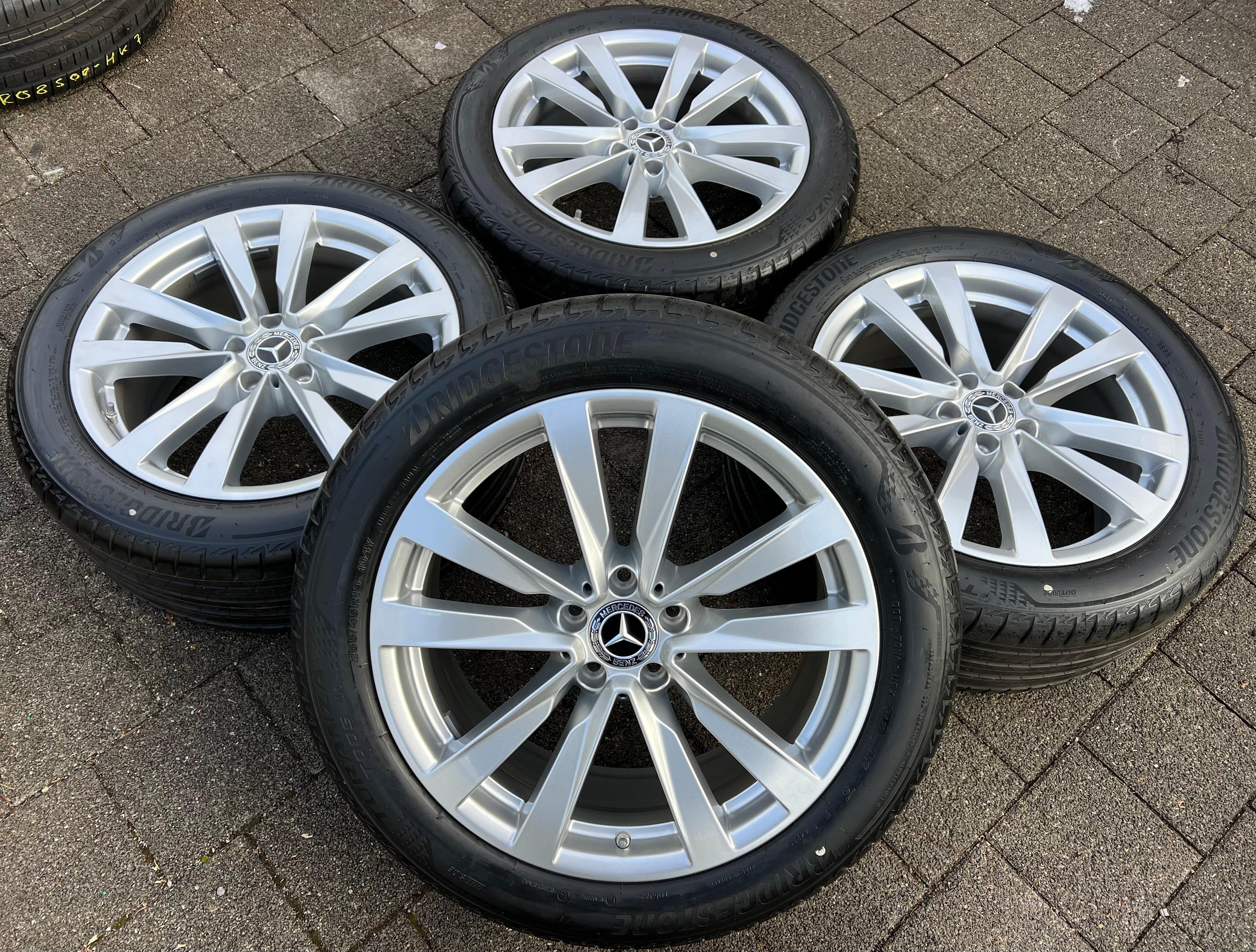 4 ORIGINELE 19" ALUMINIUM ZOMERWIELEN MERCEDES BENZ S-KLASSE W223 A2234013100 GRATIS LEVERING