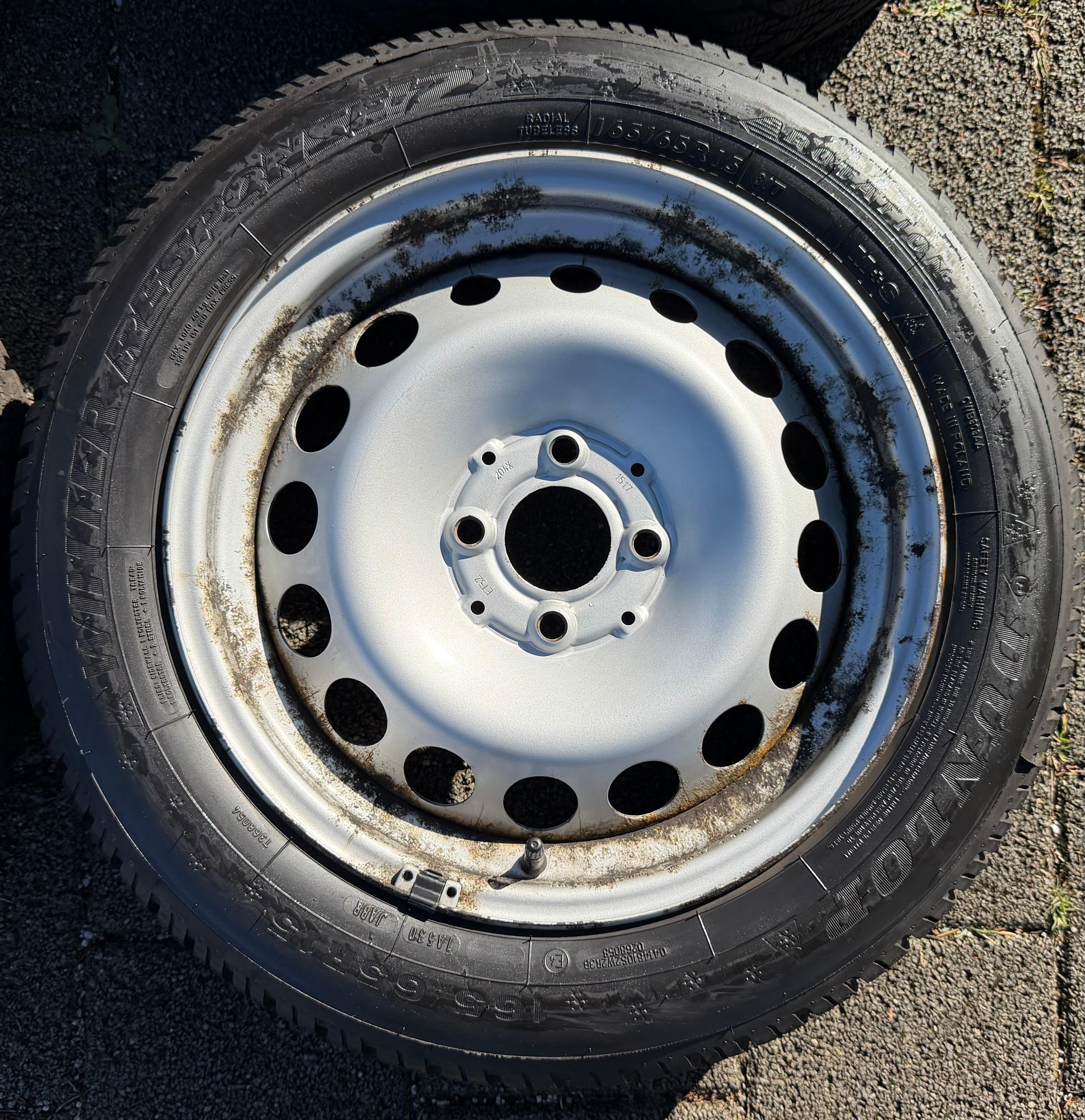 4 Original Winterräder Smart 453 165/65R15 81T 185/60R15 84T Dunlop RDKS 2025