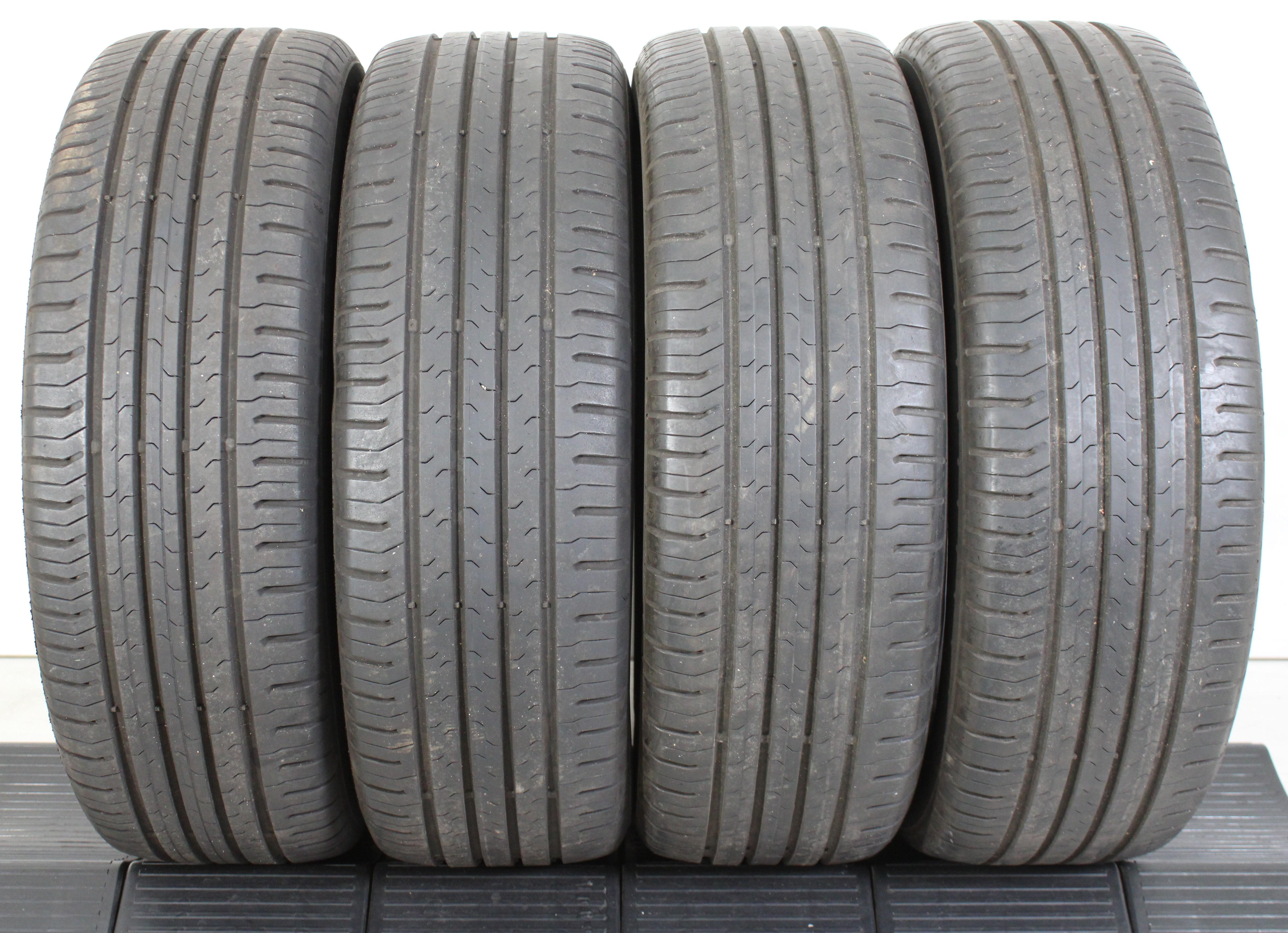 4 x 215/60R17 96H Sommerreifen Continental  Eco Contact 5 6,5-7mm 2x2014/2x2015