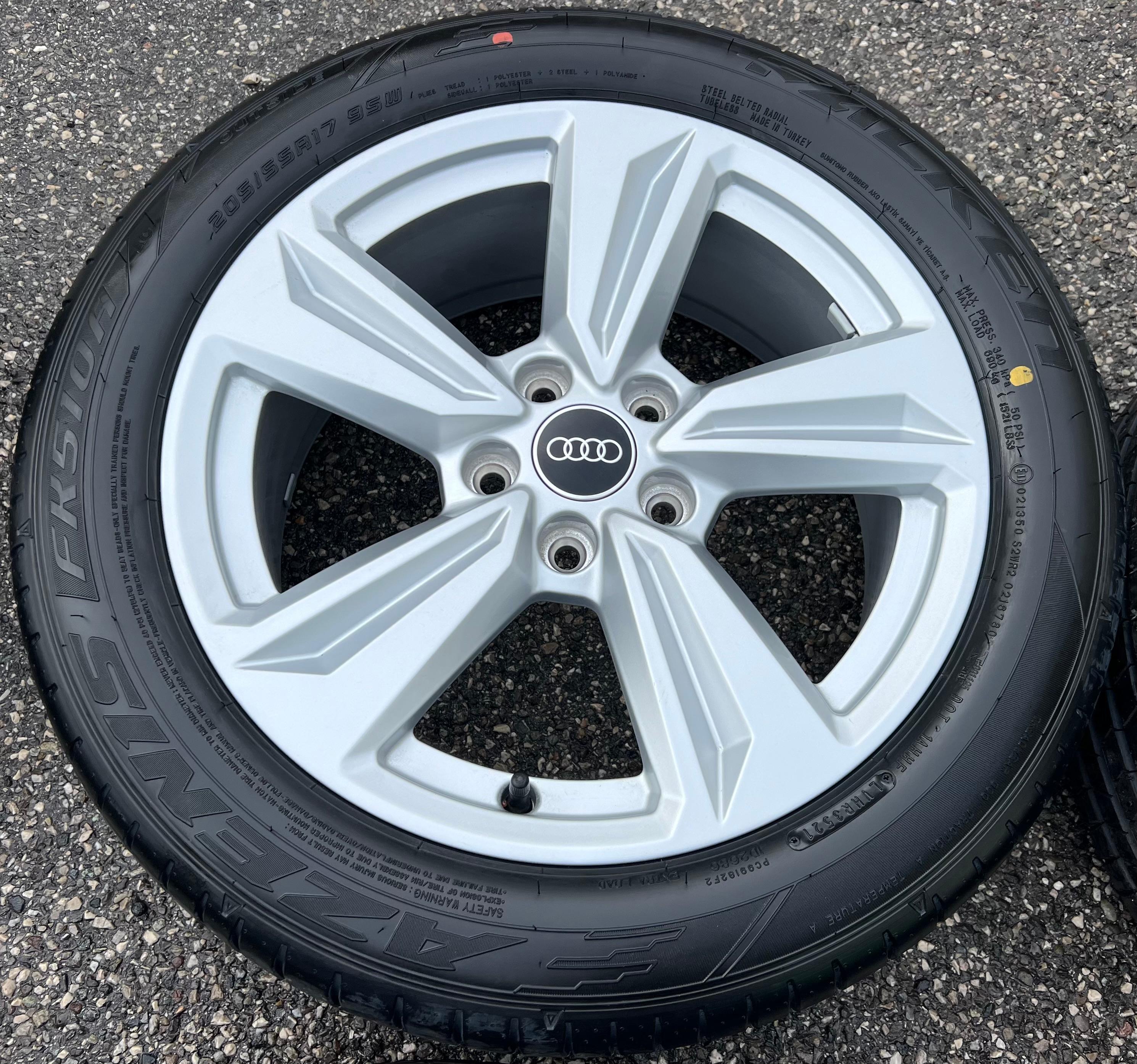 4 ROUES D'ÉTÉ ORIGINALES 17" EN ALU AUDI A3 GY 8Y0601025AA 205/55R17 95W FALKEN 2021