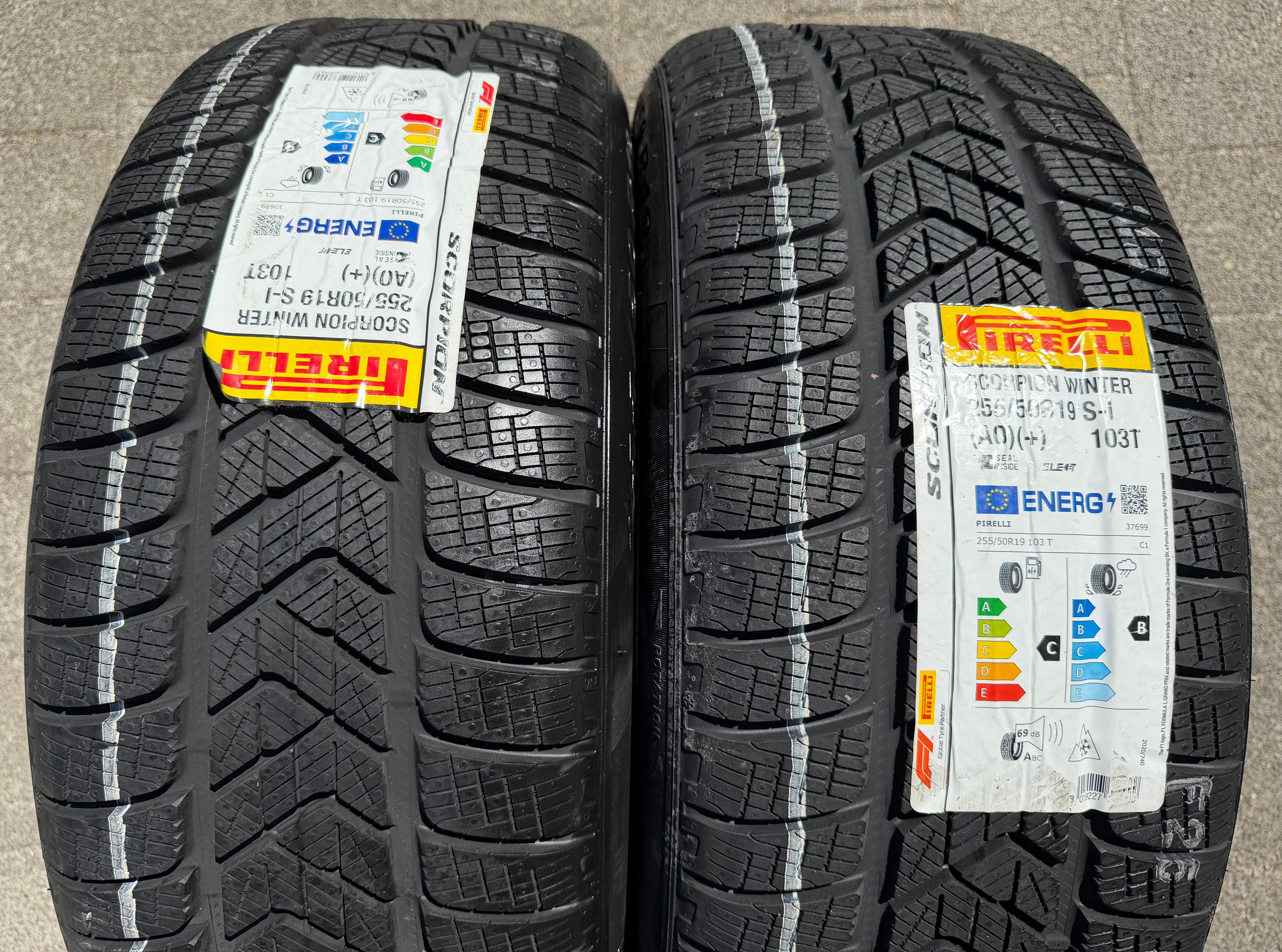2 x 255/50R19 103T Winterreifen Pirelli Scorpion Winter Elect VollesProfil 2023 Seal AO NEU