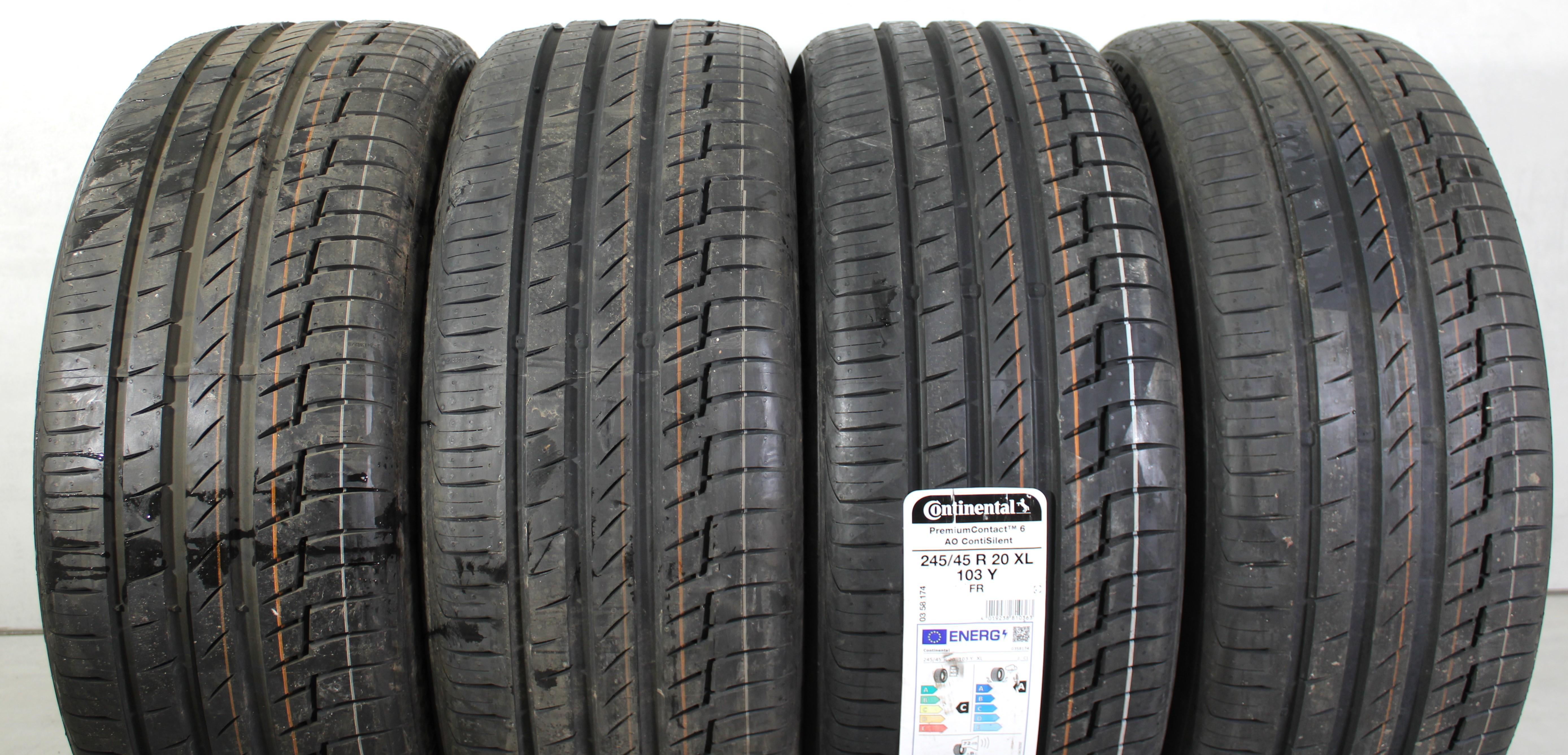 4 neumáticos de verano 245/45R20 103Y Continental Premium Contact 6 AO 2022 Silent XL