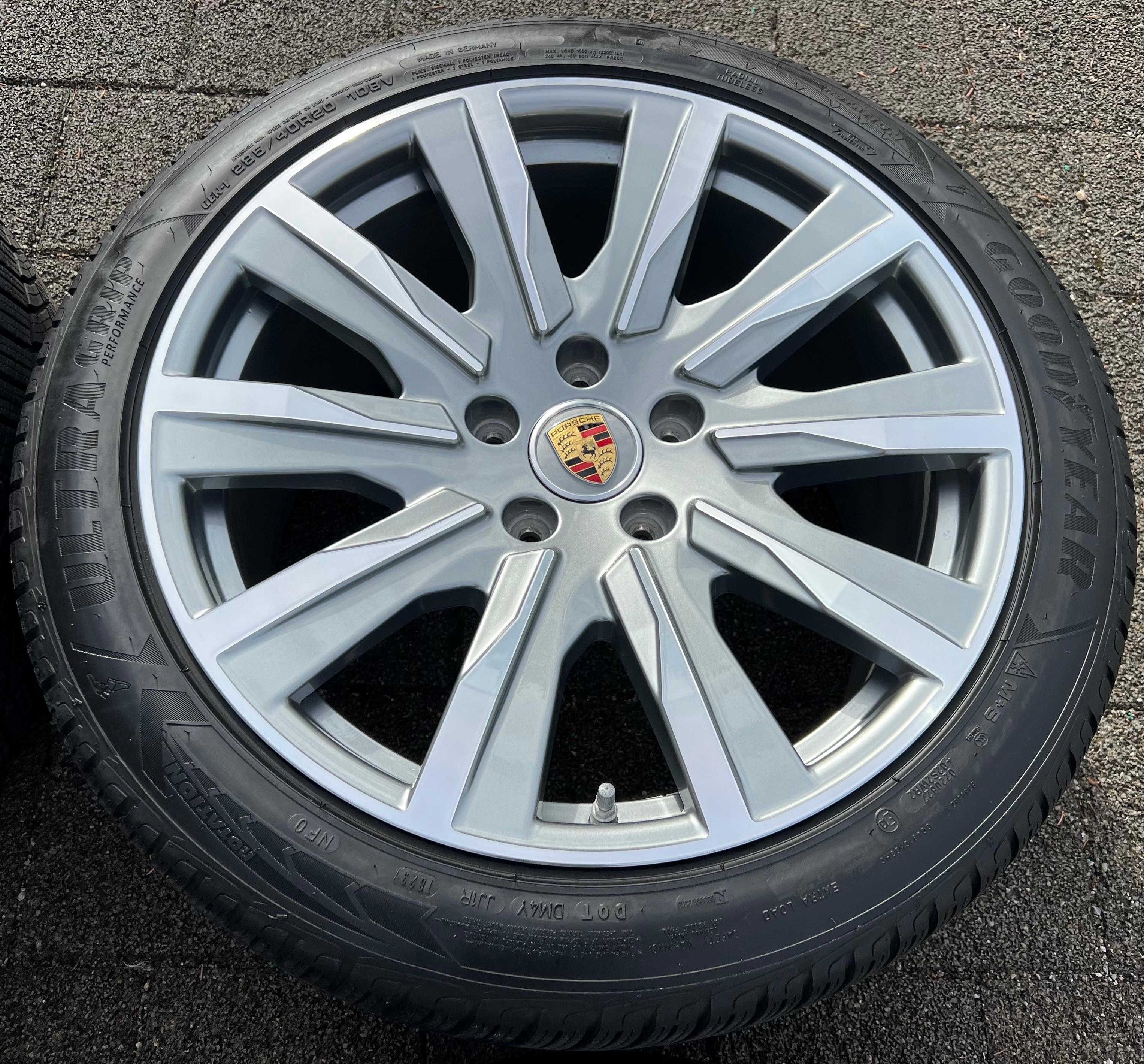 4 ORIGINAL 20" ALU WINTERRÄDER PORSCHE TAYCAN TEQUIPMENT RDKS FREIHAUS