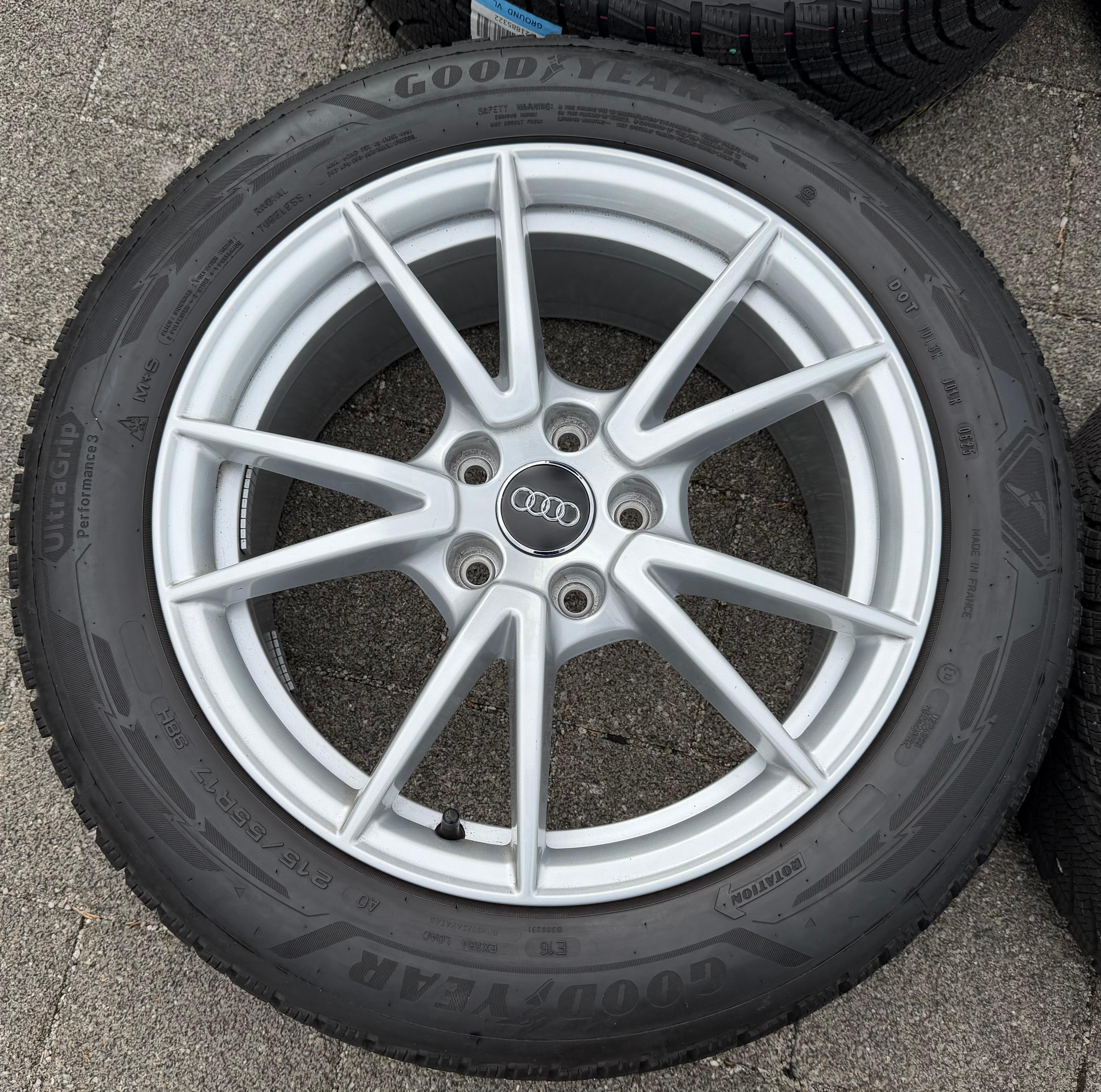 4 ORIGINAL 17" ALU WINTERRÄDER AUDI A5 S5 F2 B10 8B3601025A 215/55R17 98H 2025