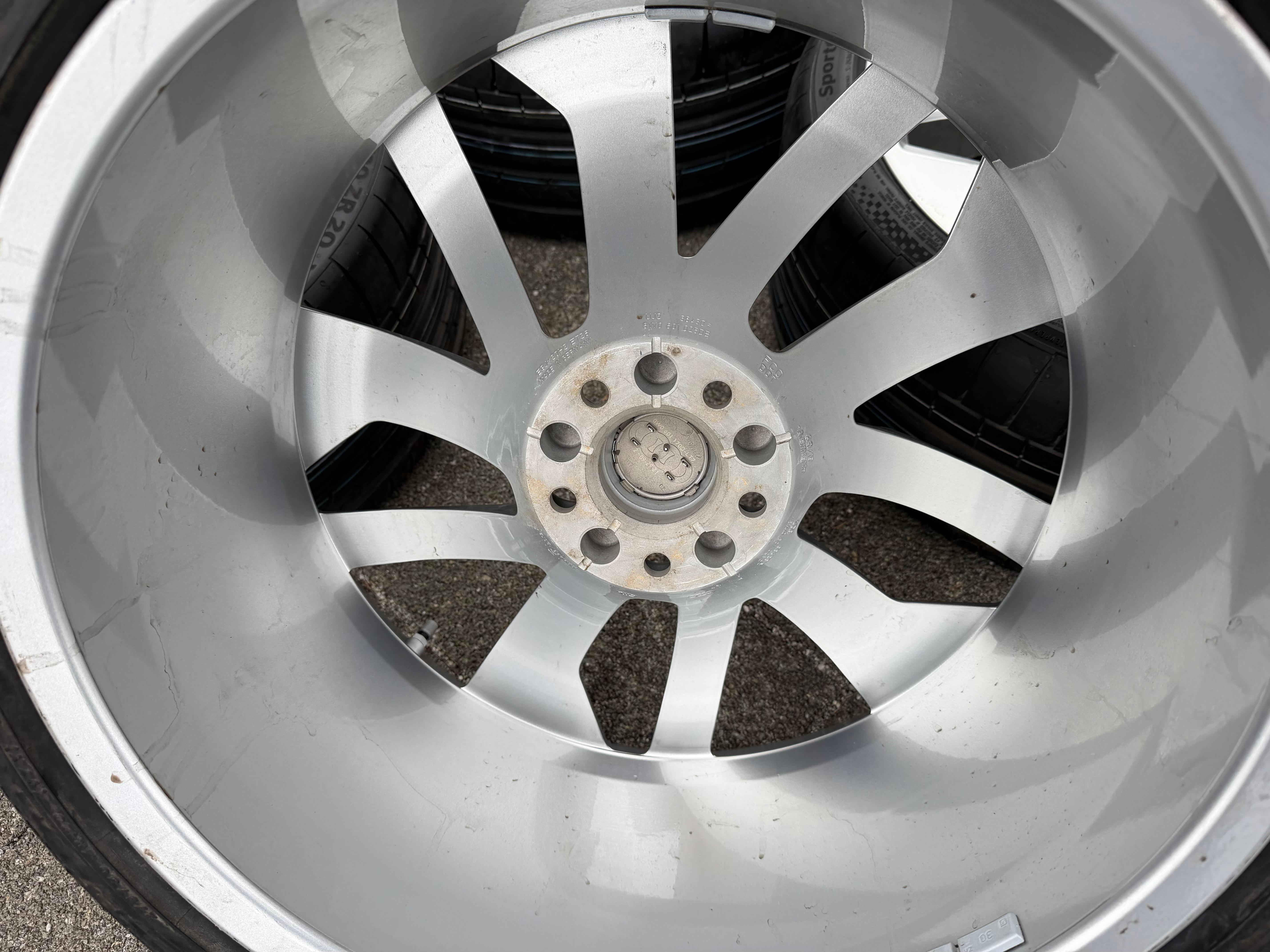 4 ruedas de verano de aluminio originales de 20" AUDI RS4 RS5 8W 275/30R20 97Y 8W0601025DB Continental