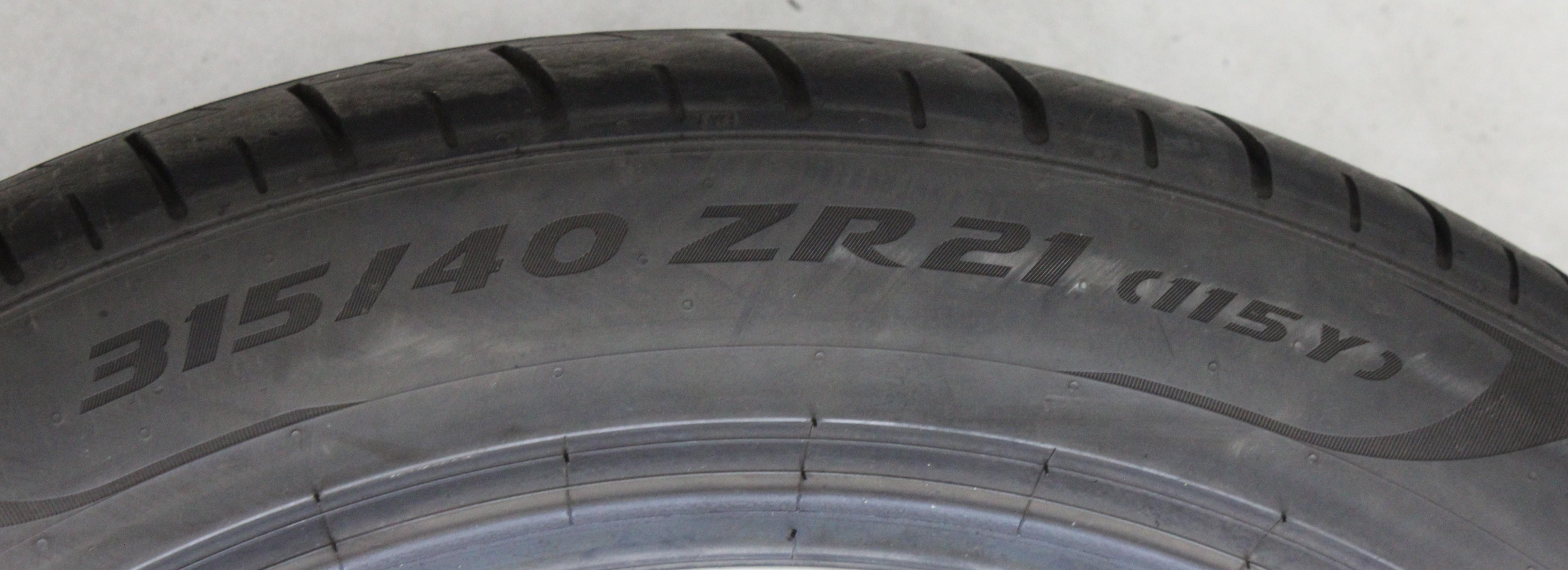 2 x 315/40R21 115Y Sommerreifen Pirelli Pzero PZ4 NCO 4,5-5mm 2024 XL