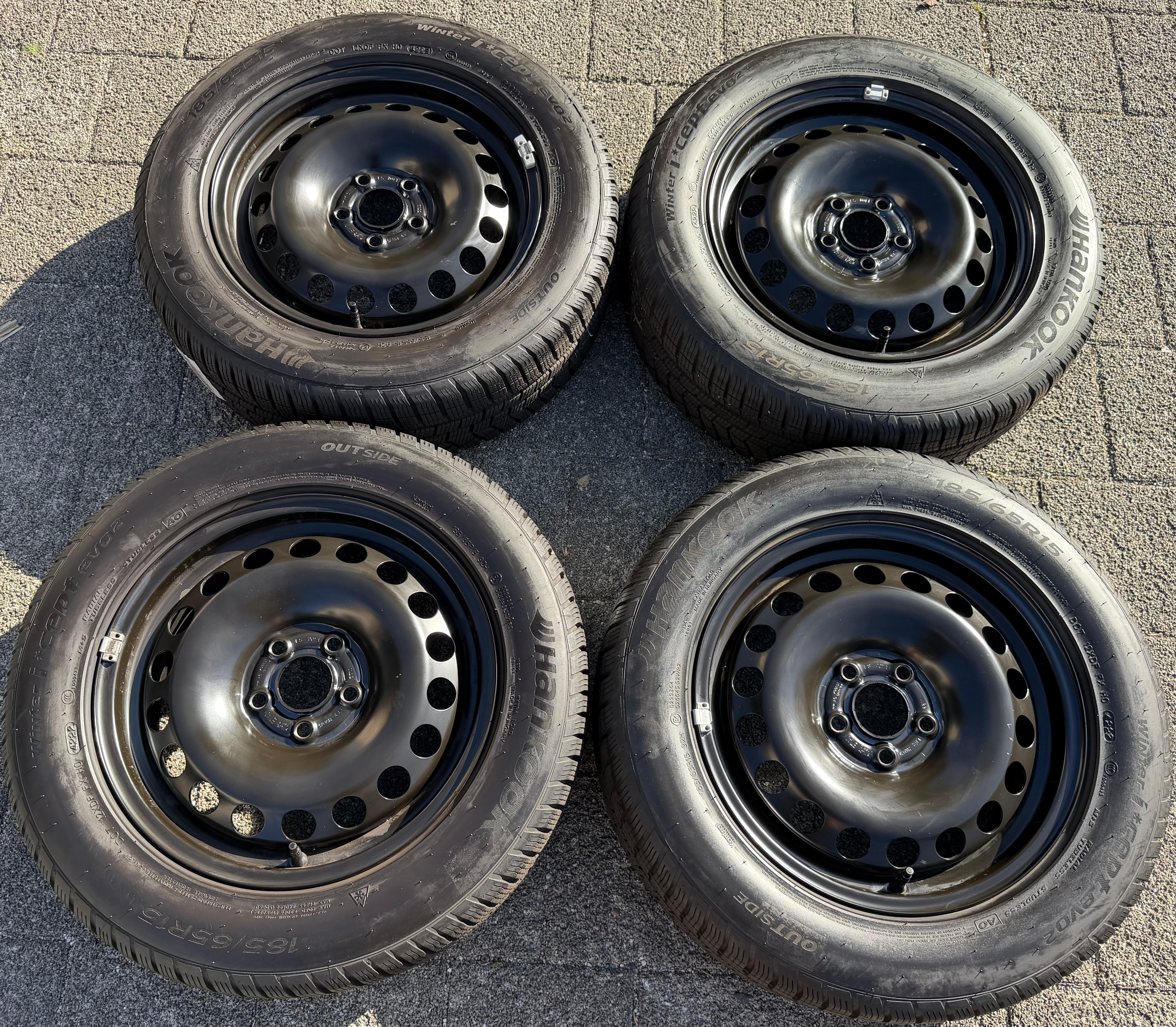 4 WINTERRÄDER AUDI A1 CITY CARVER GB SEAT IBIZA ARONA KJ VW POLO AW 2G 185/65R15 92T