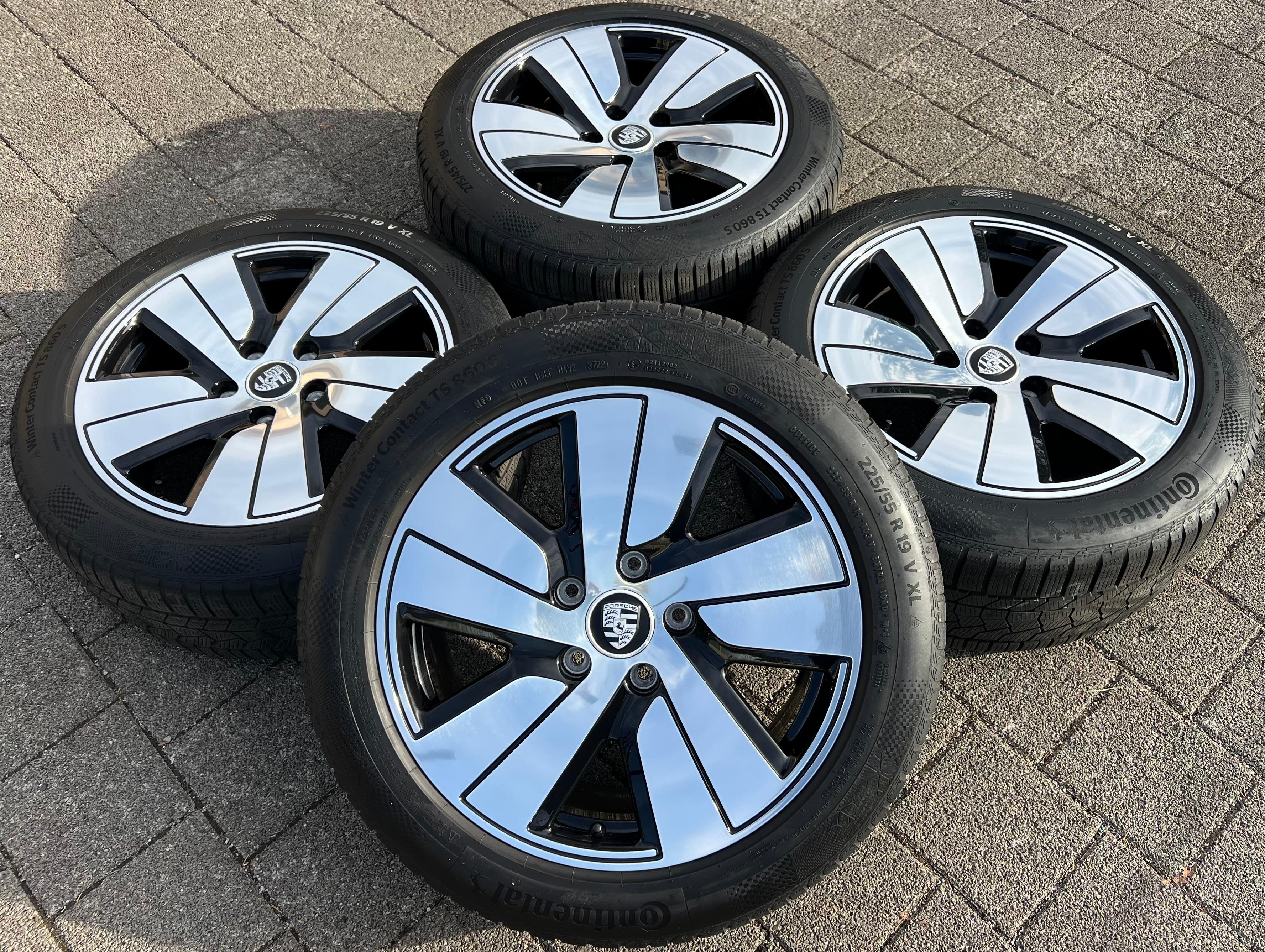 4 ORIGINAL 19" ALUFELGEN PORSCHE TAYCAN AERO 9J1601025B 9J1601025C RDKS