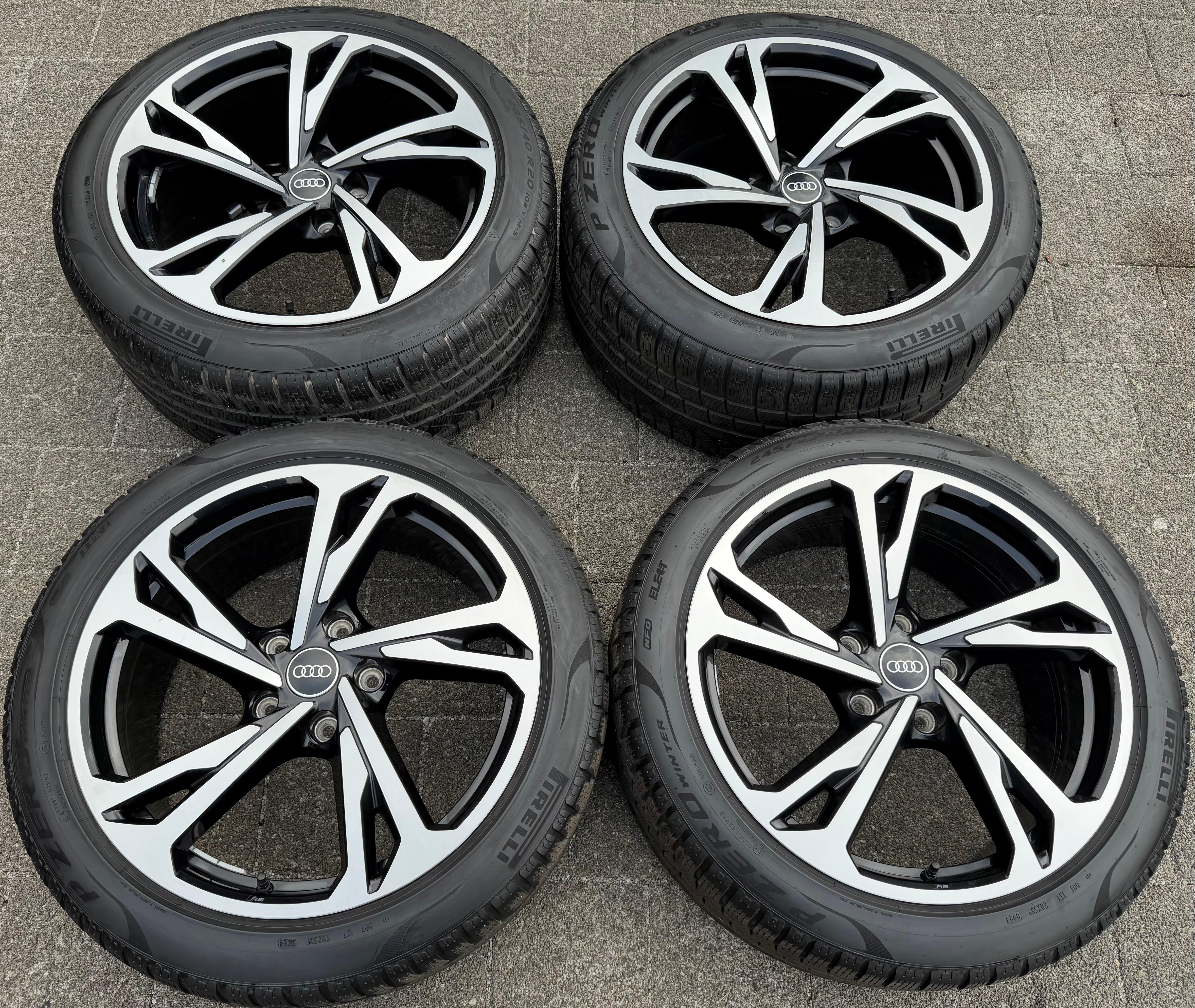 4 ORIGINAL 20" ALU WINTERRÄDER AUDI ETRON E-TRON GT 4J3601025AM 4J3601025AL