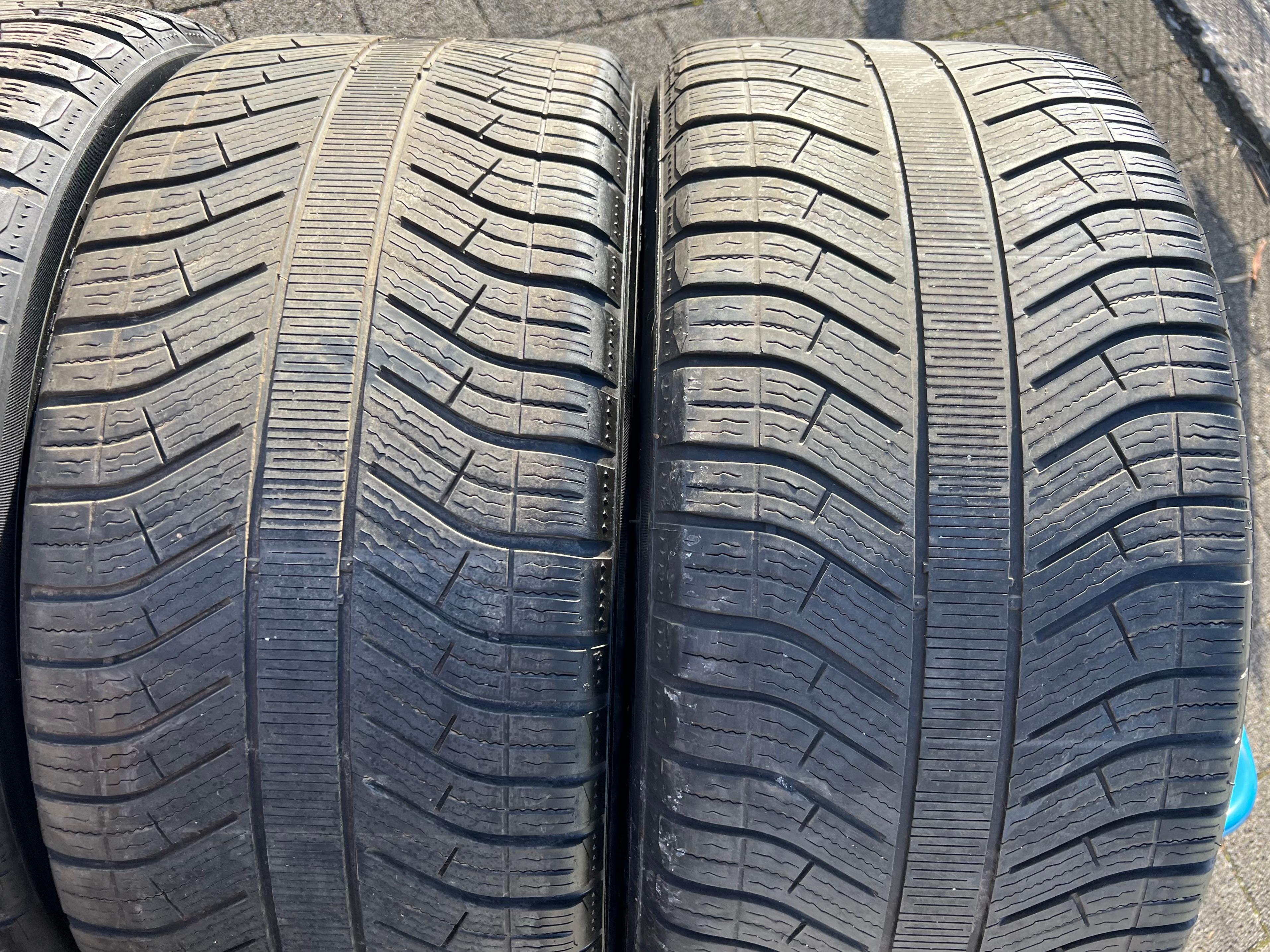 4 ORIGINELE 20" LICHTMETALEN WINTERWIELEN PORSCHE MACAN 265/45R20 104V 295/40R20 106V BANDENDRUKCONTROLESYSTEEM