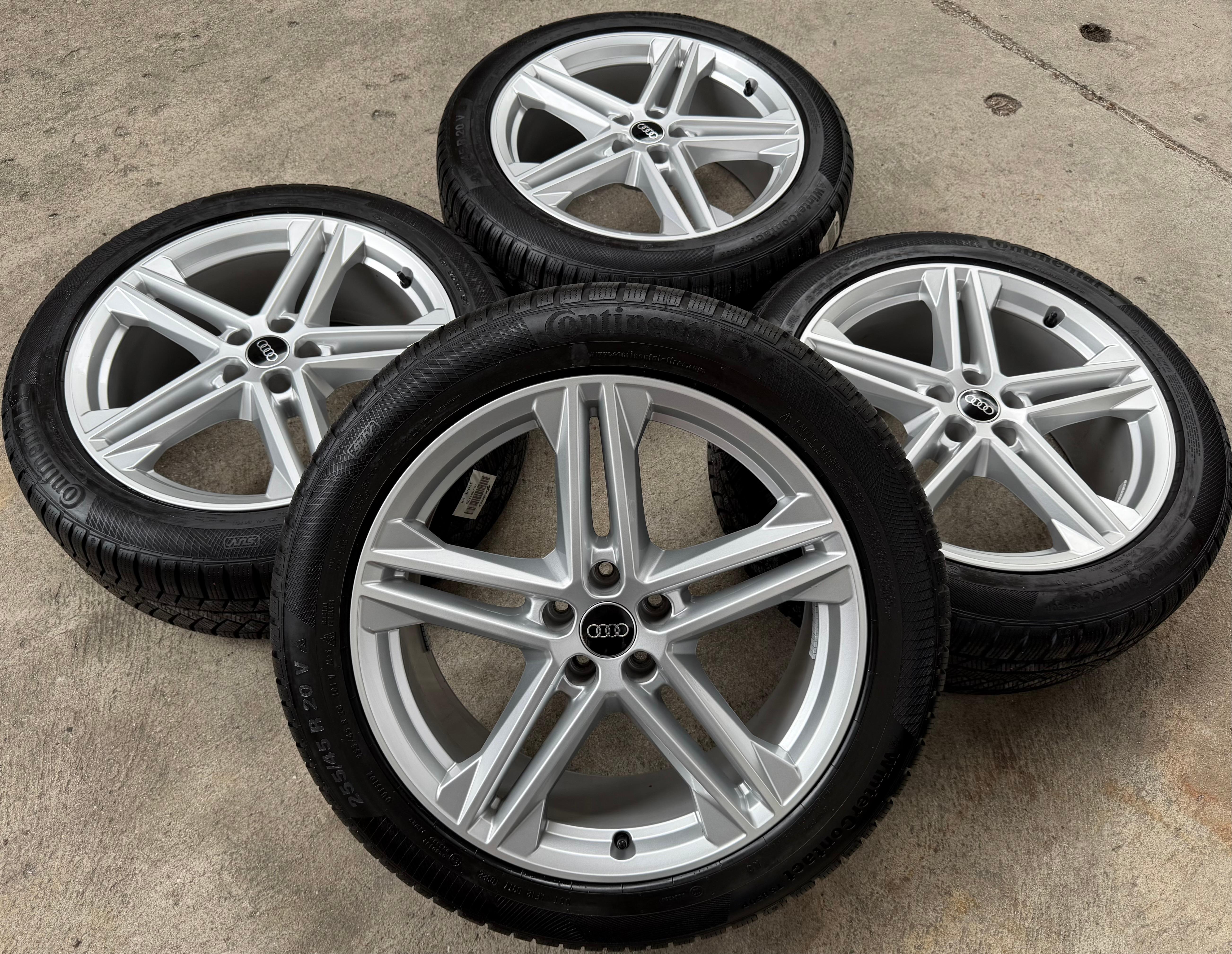 4 Original 20" Alu Winterräder Audi Q5 SQ5 FY 80A601025N 255/45R20 101V DOT 2022