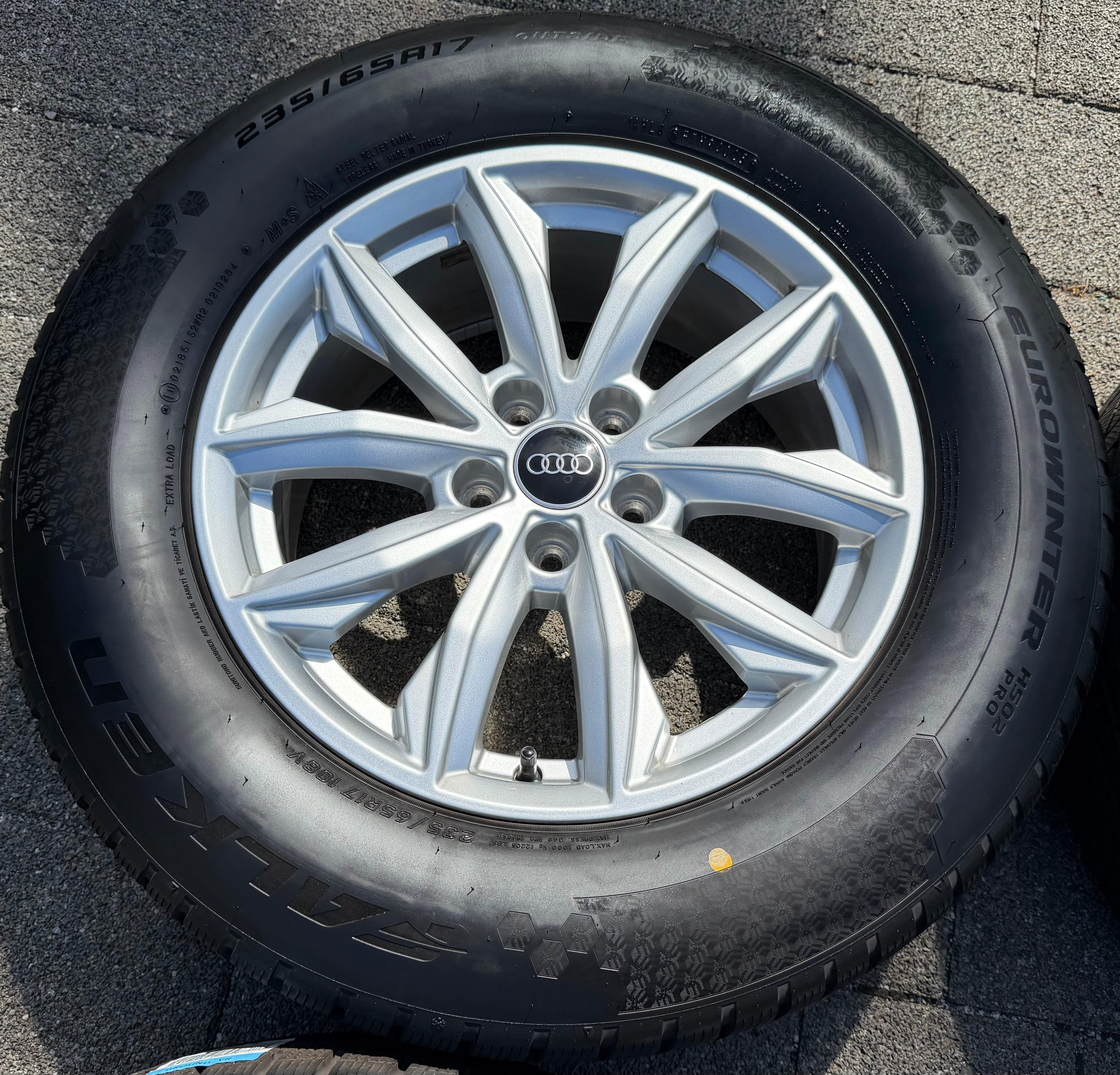 4 Original 17" Alu Winterräder Audi Q5 FY 80A601025J 7x17 ET34 235/65R17 108V 2025