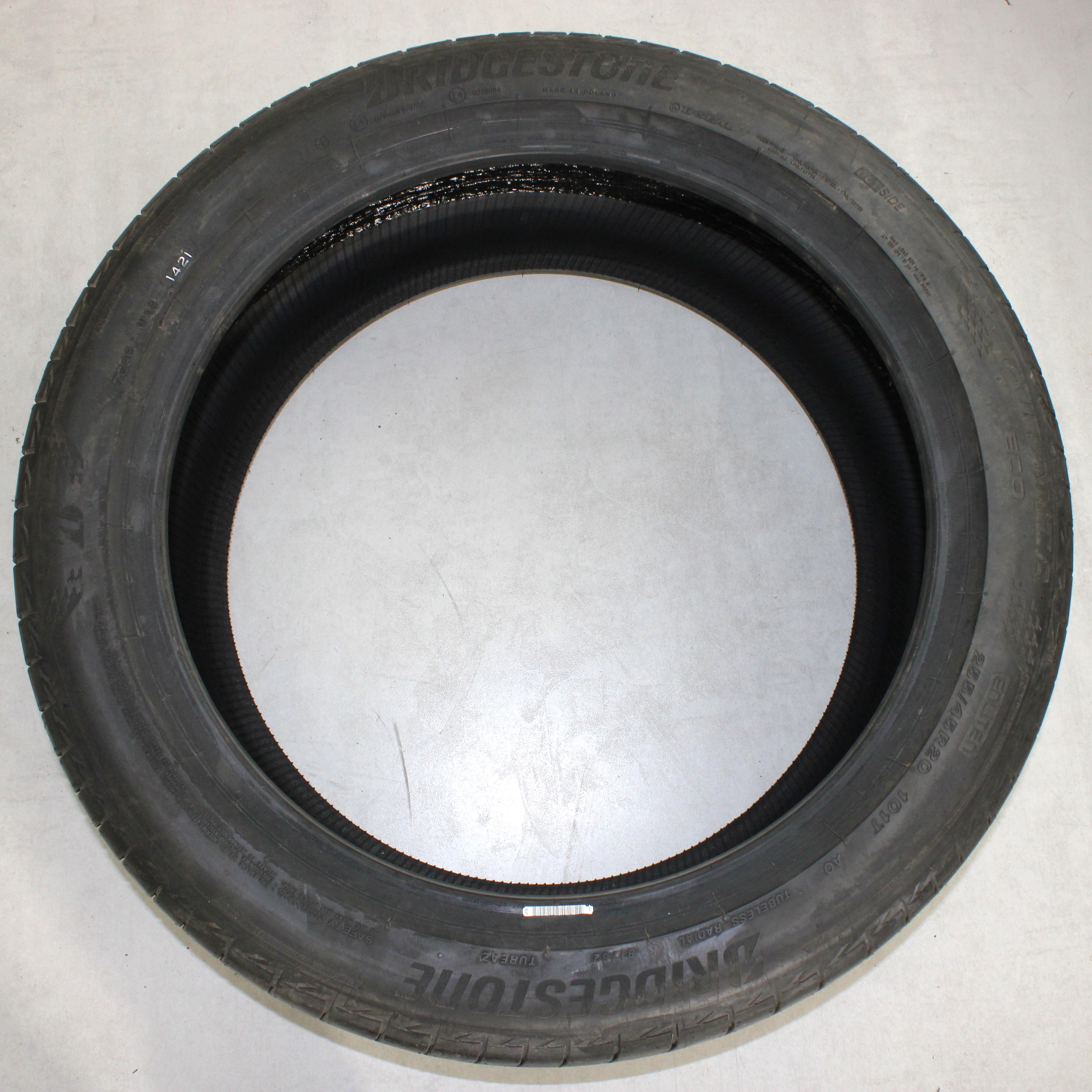 1 x 255/45R20 101T Sommerreifen Bridgestone Turanza Eco AO Volles Profil 2021 Seal