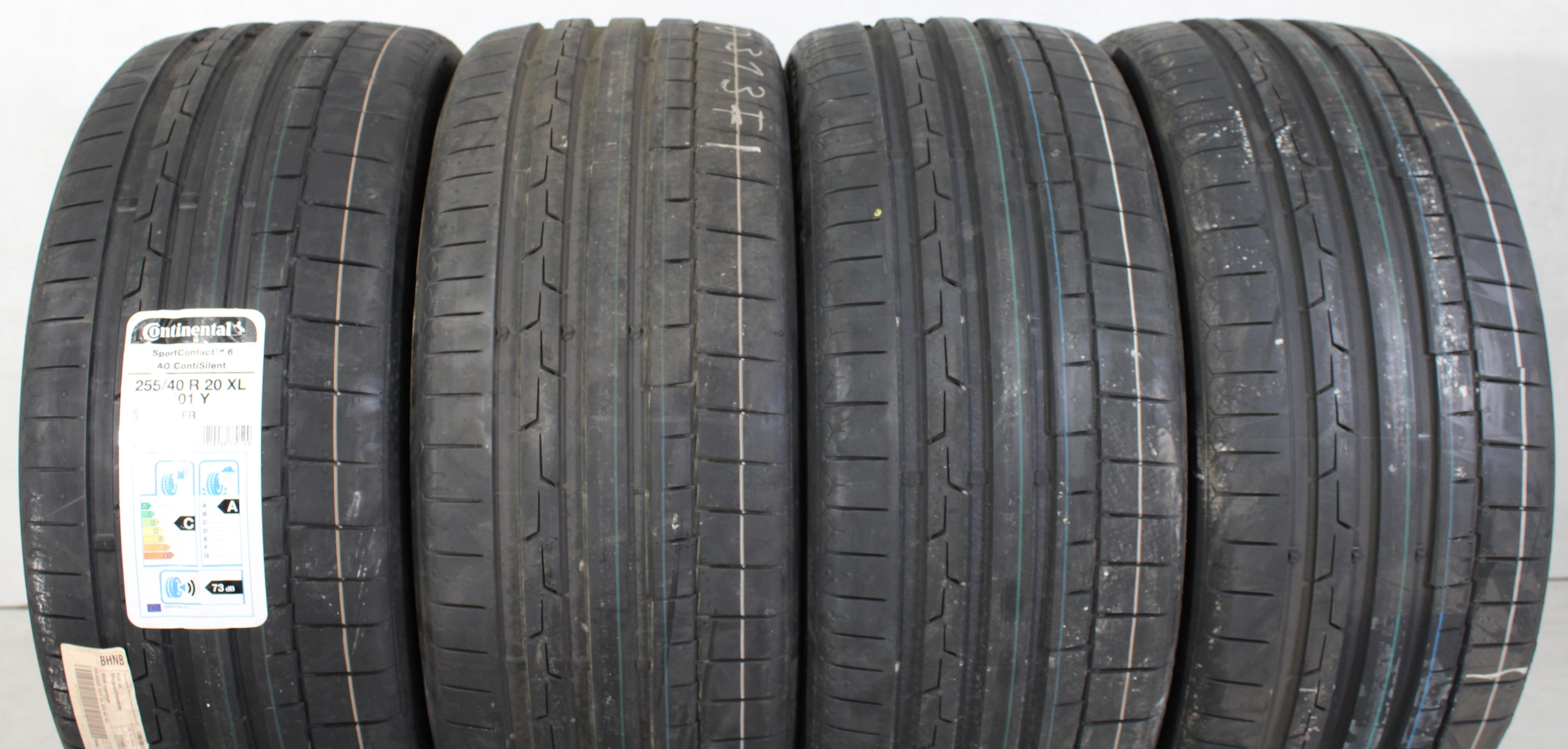 4 x 255/40R20 101Y neumáticos de verano Continental Sport Contact 6 NEW 2020 Silent AO