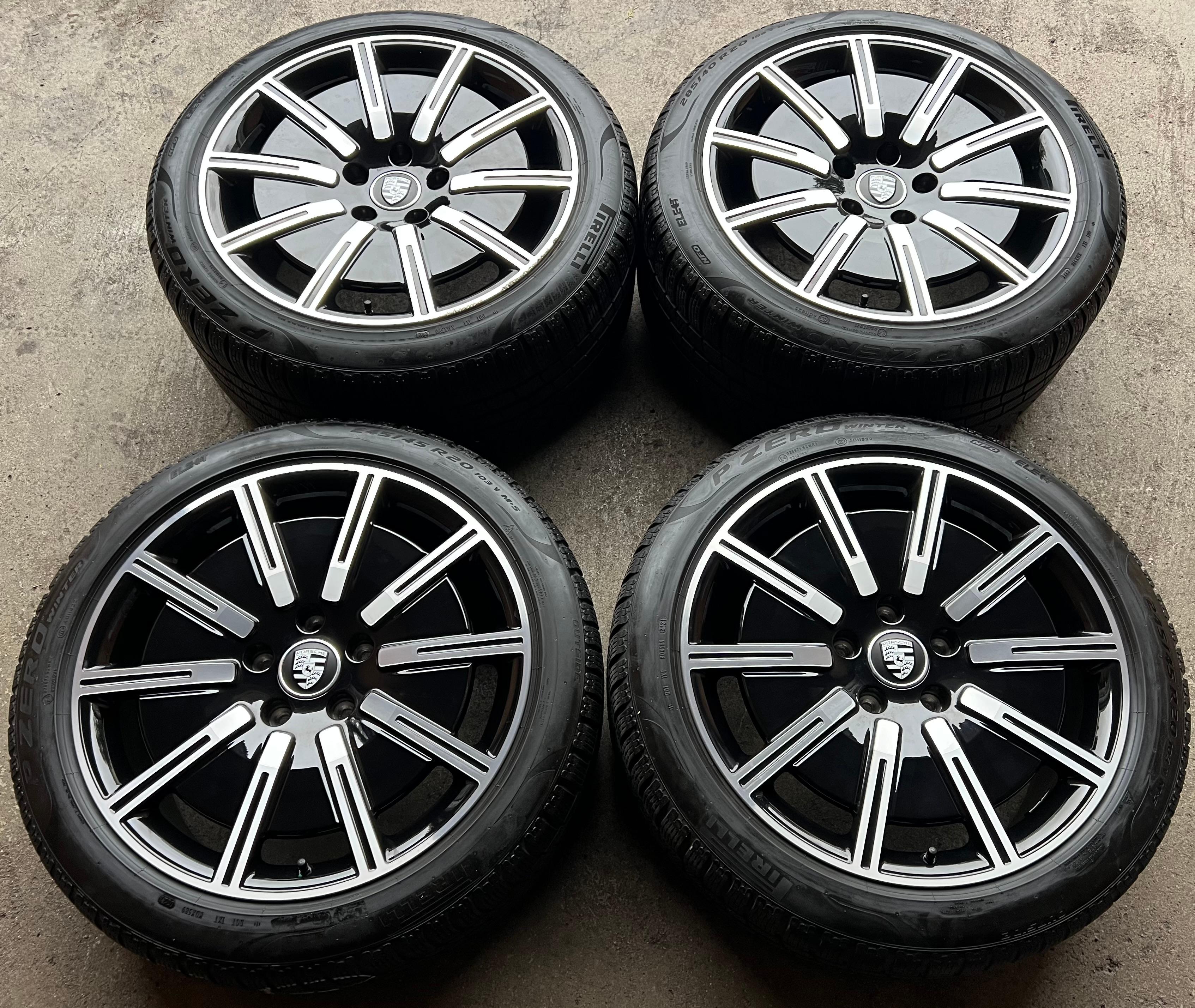 4 ORIGINAL 20" ALU WINTERRÄDER PORSCHE TAYCAN PIRELLI RDKS 2021