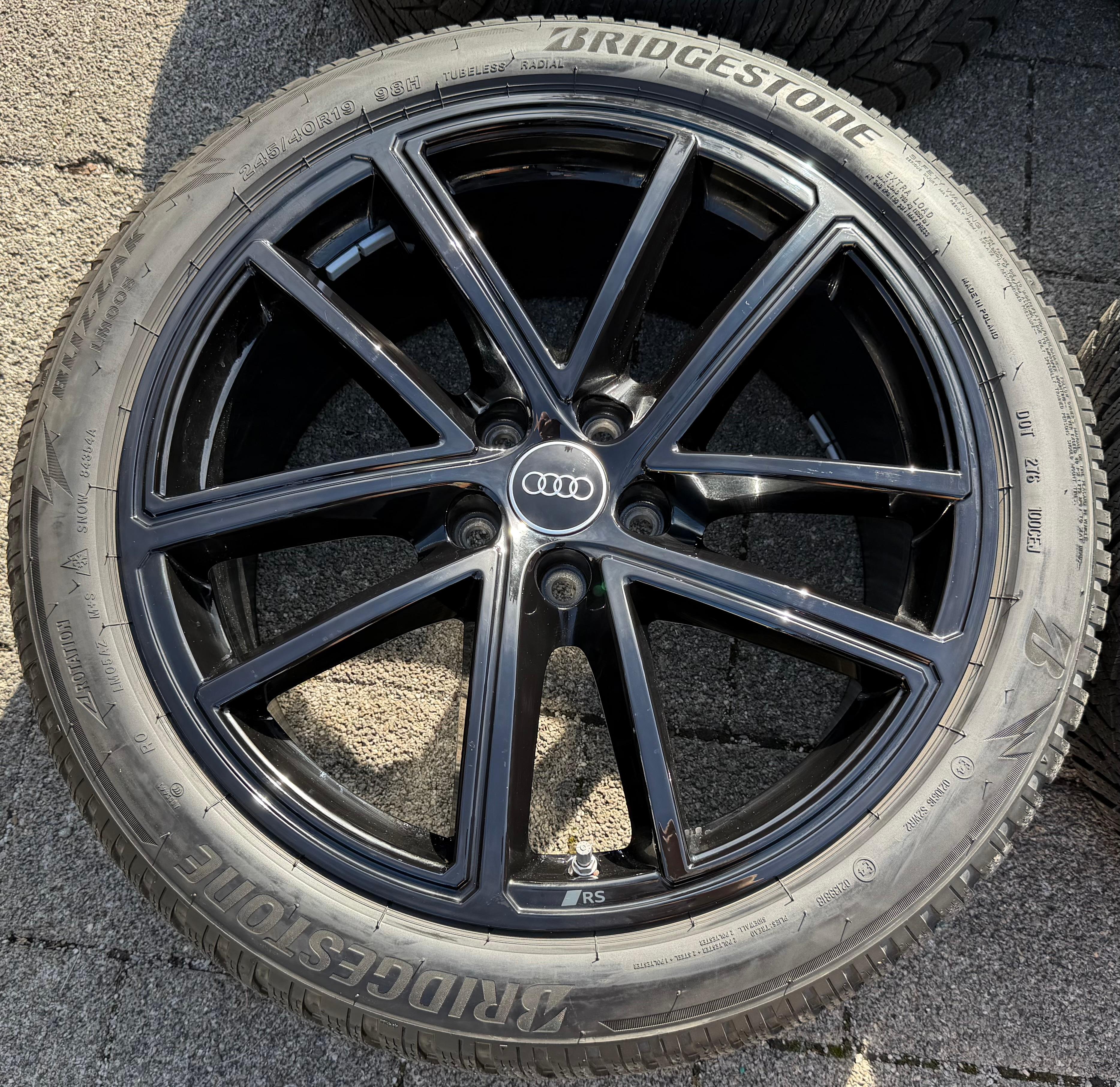 4 ORIGINAL 19" ALU WINTERRÄDER AUDI A5 S5 F2 B10 8B3601025BA 245/40R19 98H 2024
