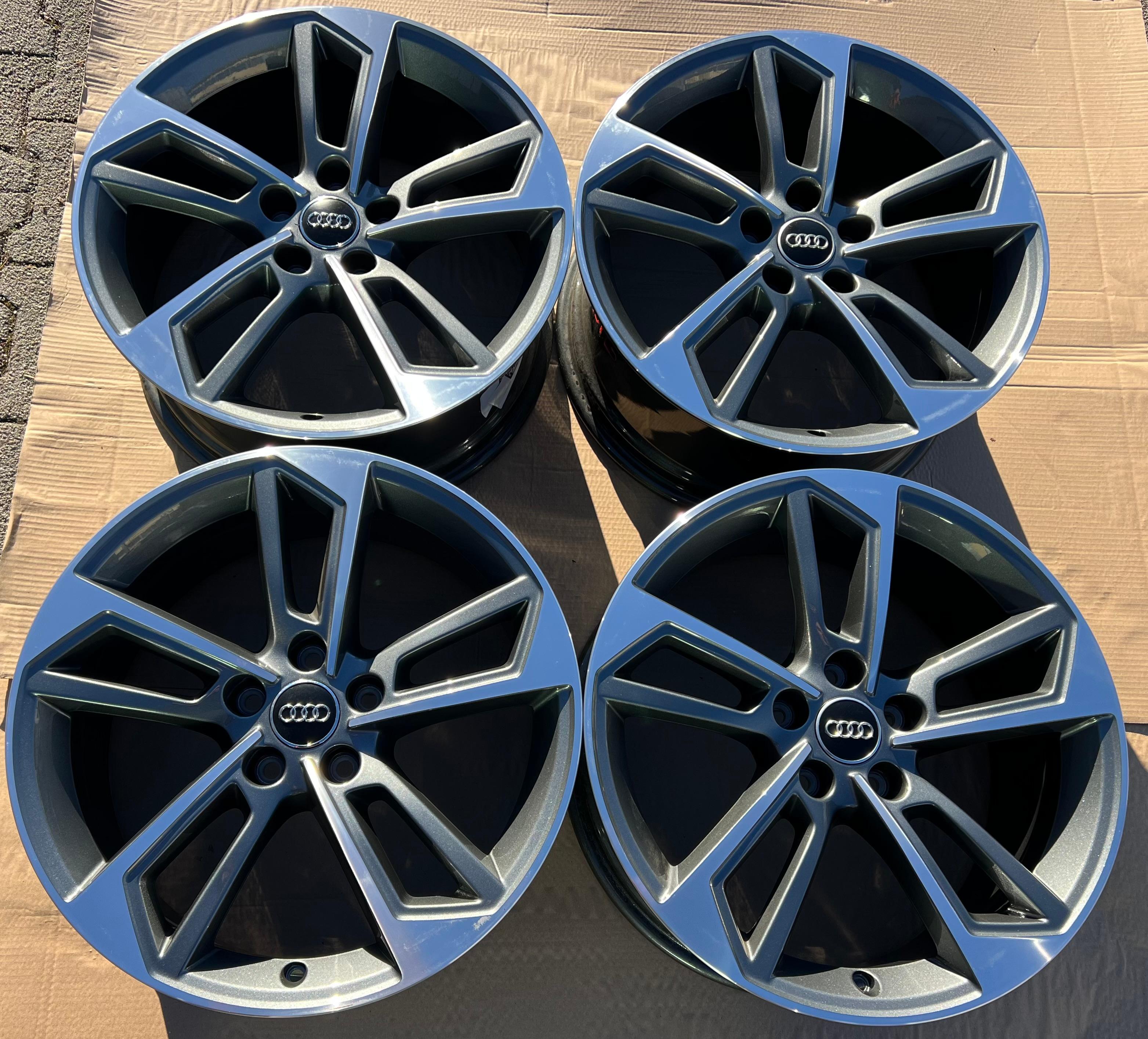 4 jantes en alliage d'origine 18" pour Audi A4 8W 8W0601025DL 8x18 ET40