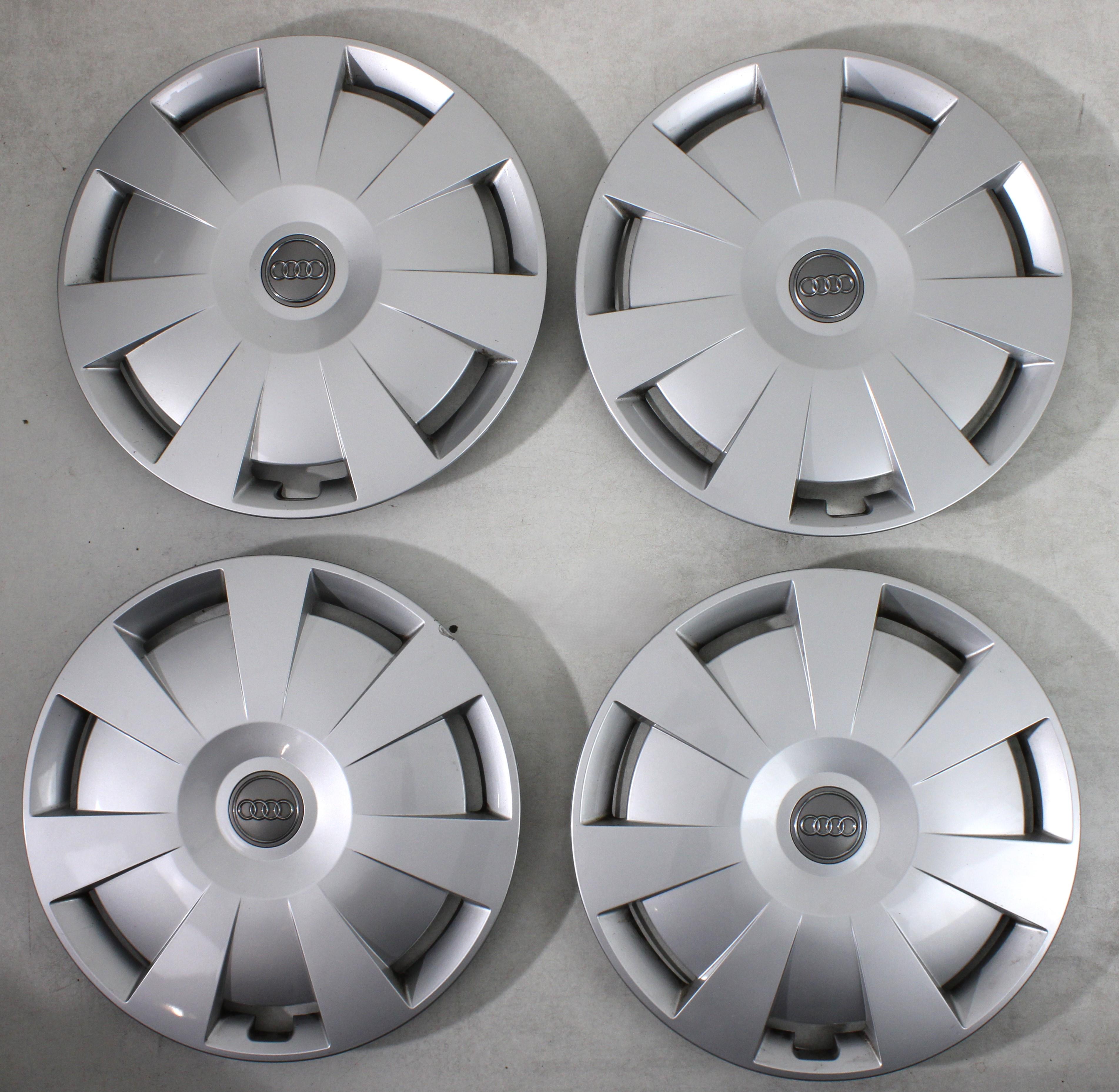 4 TAPACUBOS ORIGINALES DE 16" PARA AUDI A3 A4 Q2 8V0601147C, TAPACUBOS DE 16 PULGADAS CON ENVÍO GRATUITO