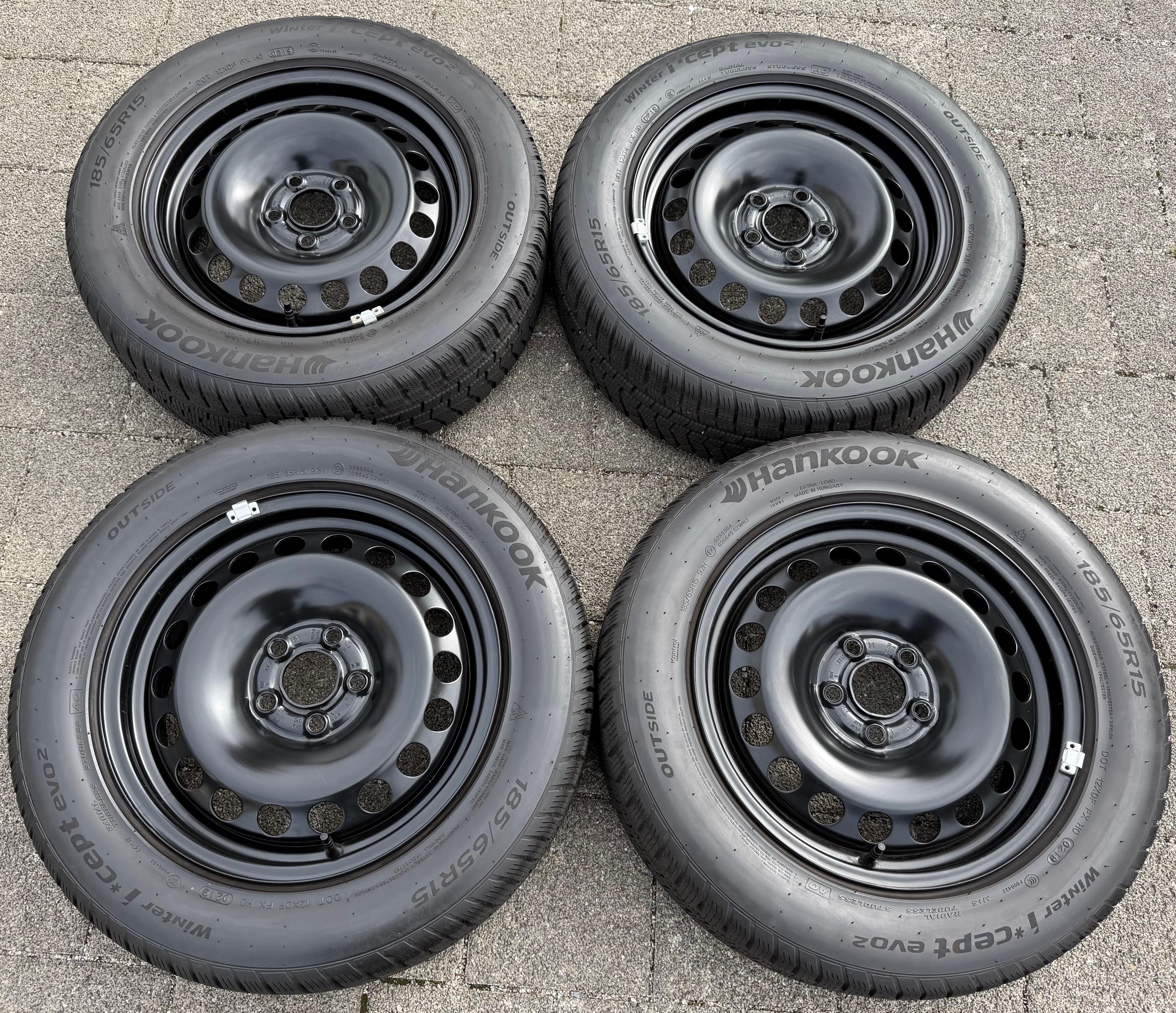 4 WINTERRÄDER AUDI A1 CITY CARVER GB SEAT IBIZA ARONA KJ VW POLO AW 2G 185/65R15 92T