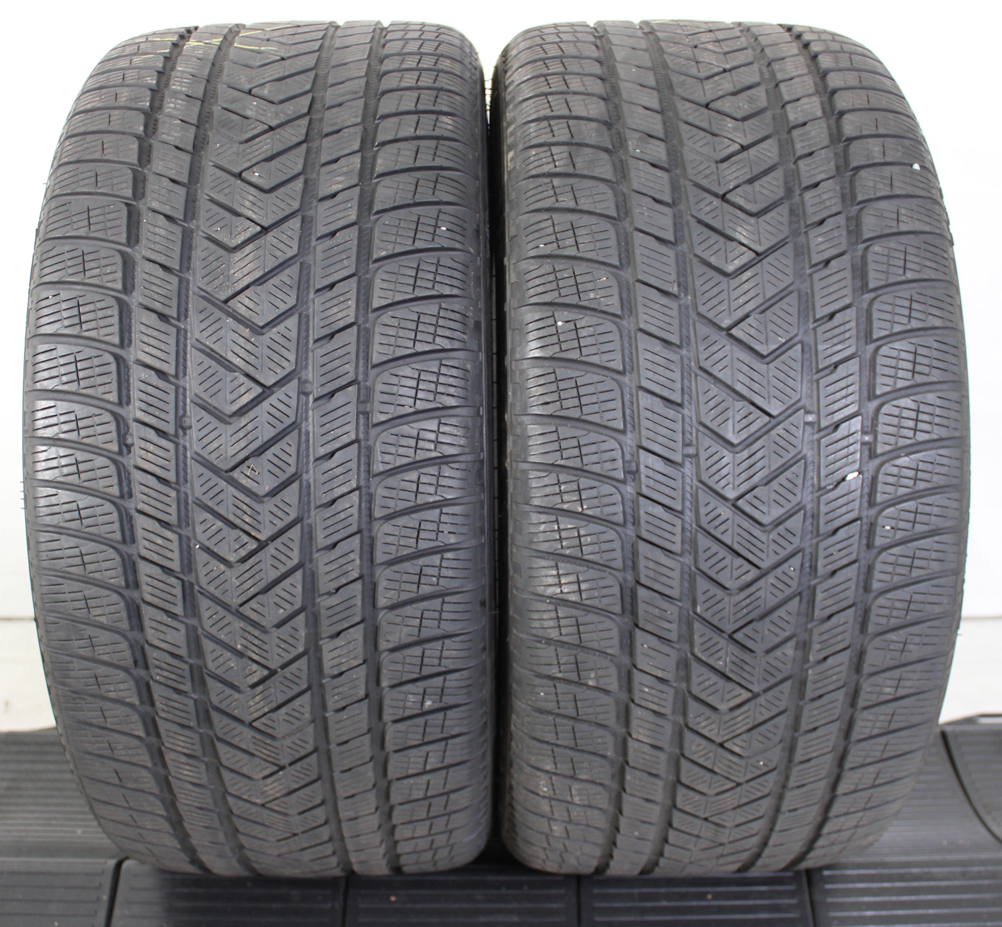 2 x 305/35R21 109V Winterreifen Pirelli Scorpion Winter in der Mitte 4,5-5mm und auf der Schultern 5,5mm 2018 N0