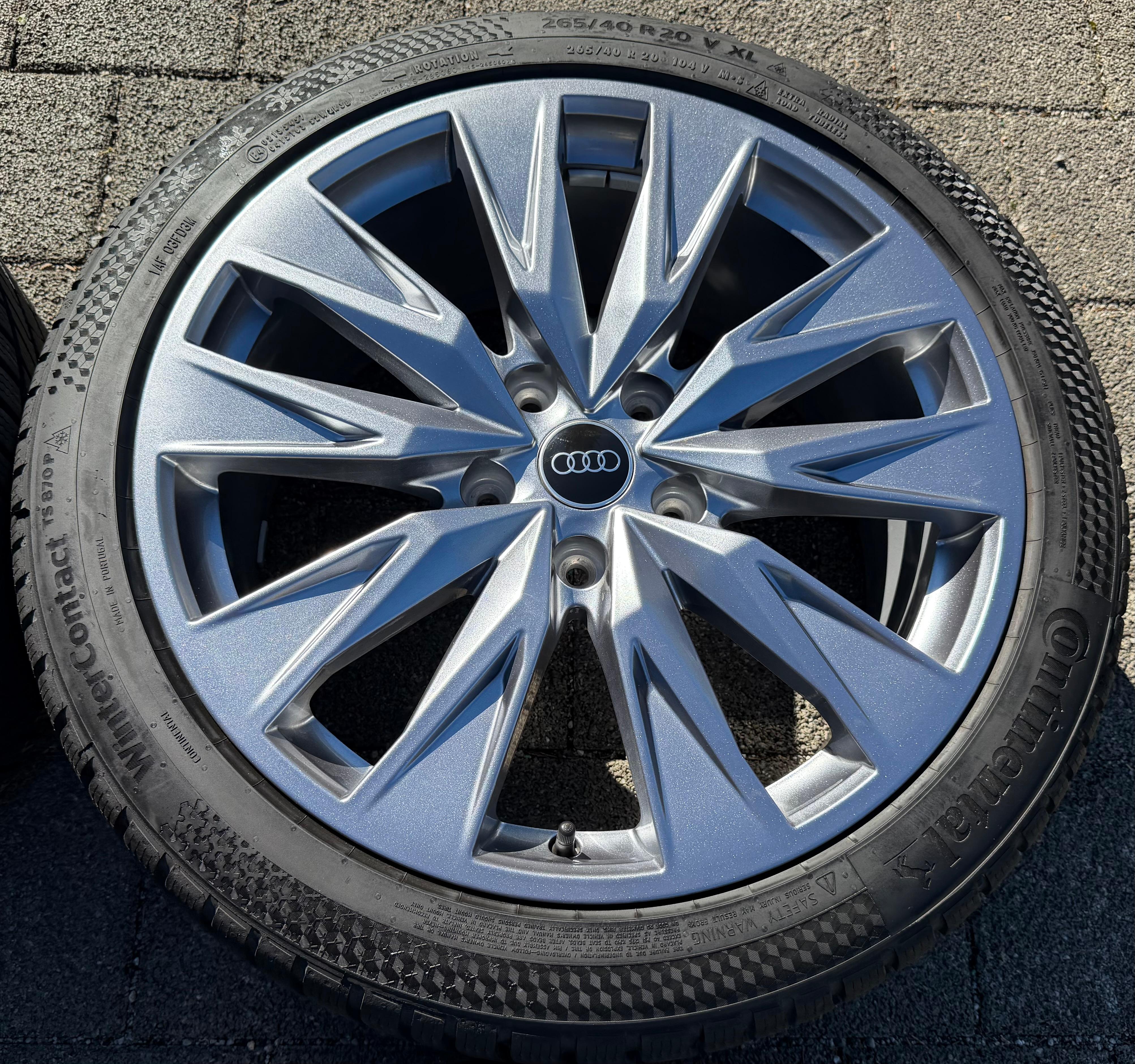 4 ORIGINAL 20" ALU WINTERRÄDER AUDI A6 S6 E-TRON GH5 GHA 85E601025B 85E601025C 2024