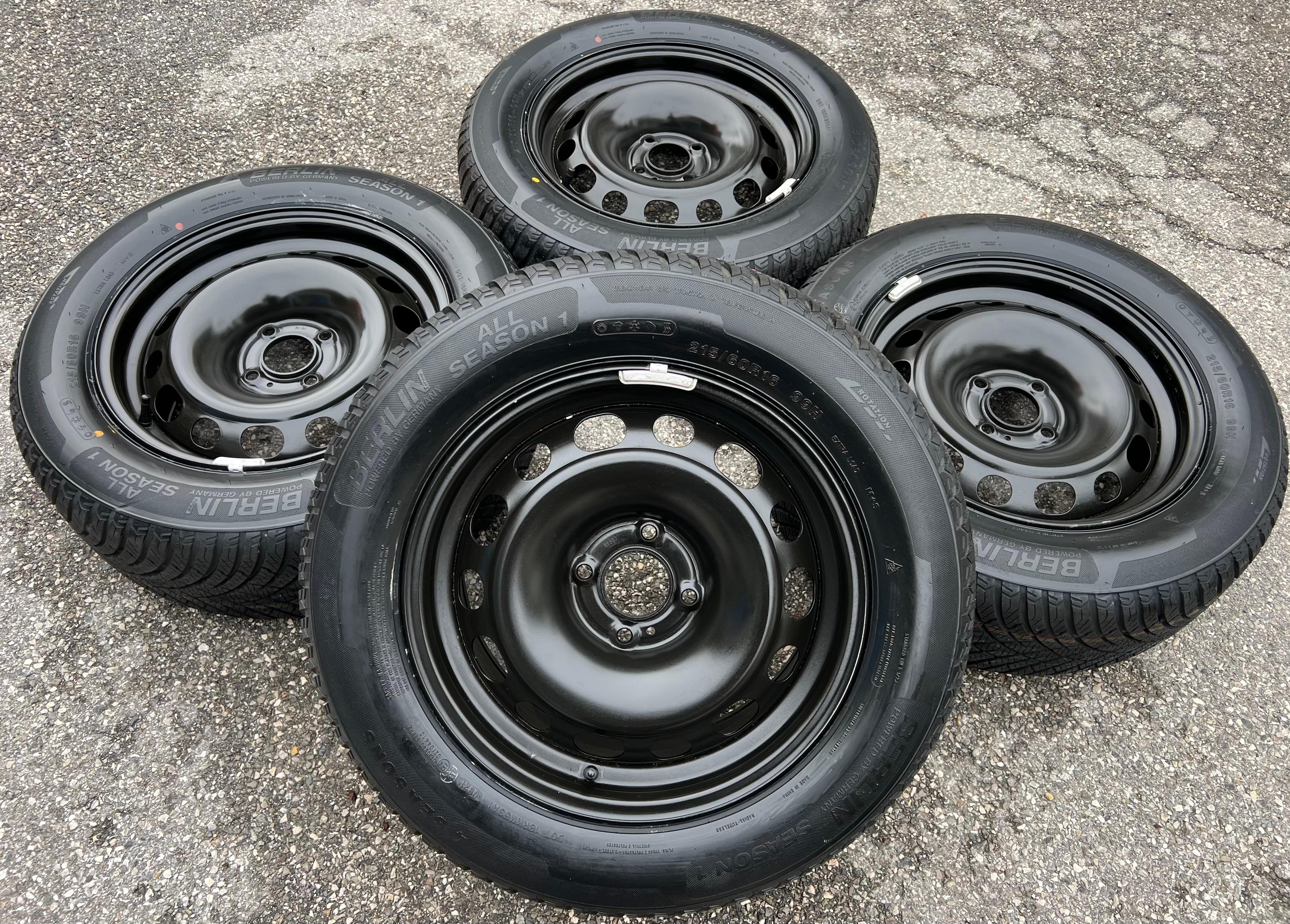 4 GANZJAHRESRÄDER GANZJAHRESREIFEN PEUGEOT 3008 RÄDER 215/60R16 99H M+S FREIHAUS