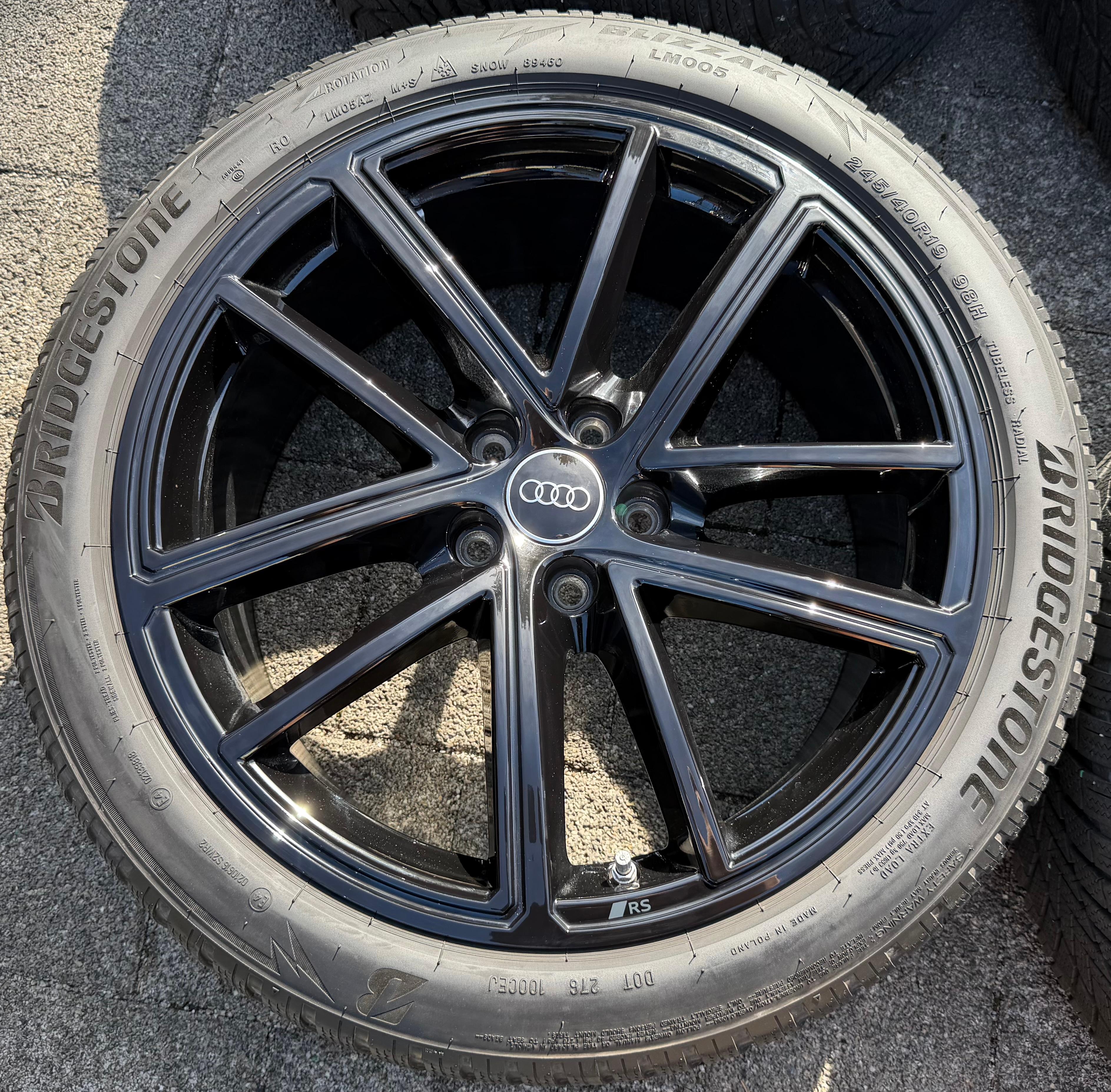 4 ORIGINAL 19" ALU WINTERRÄDER AUDI A5 S5 F2 B10 8B3601025BA 245/40R19 98H 2024